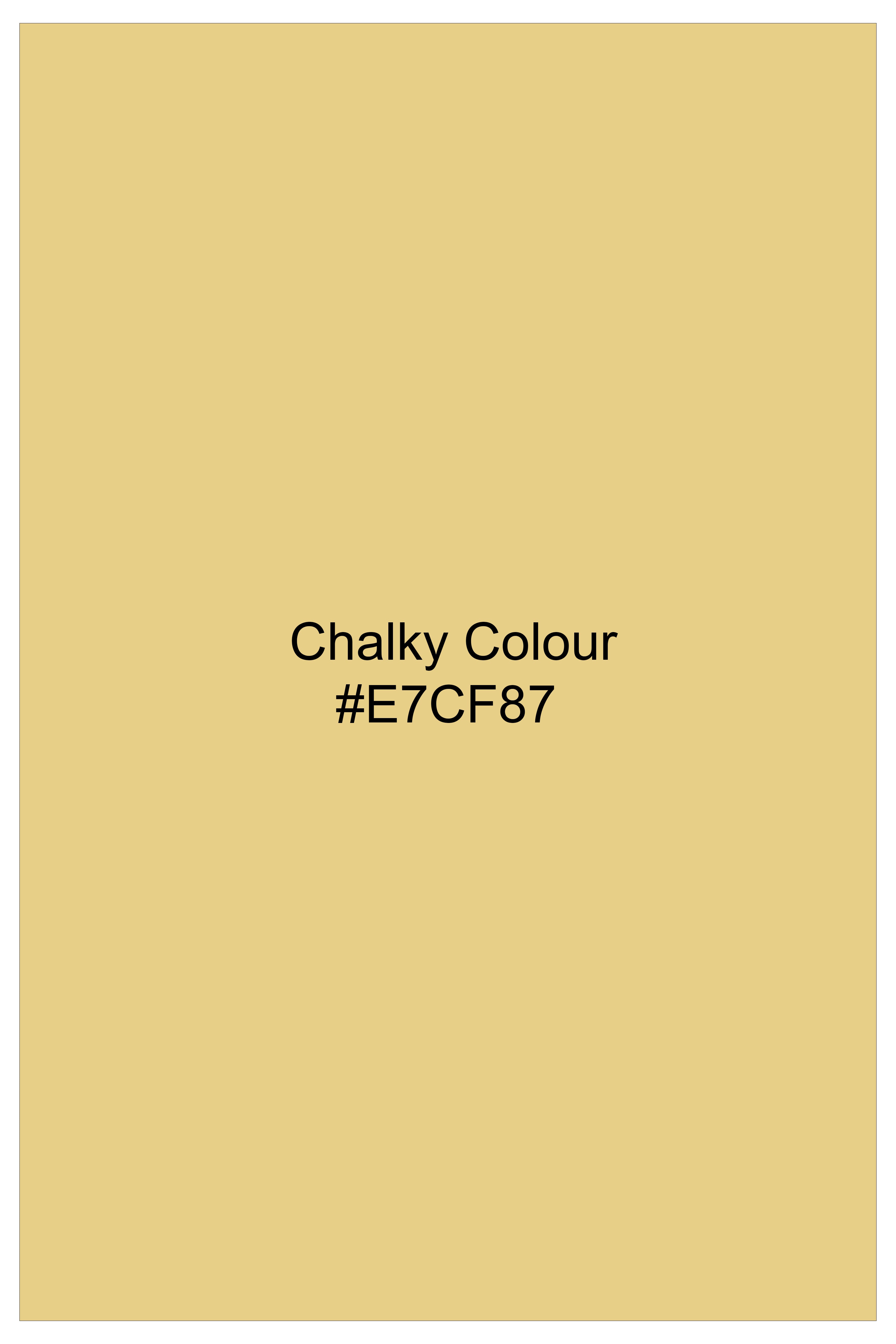 Chalky Yellow Printed Premium Luxuries Linen Casual kurta Shirt