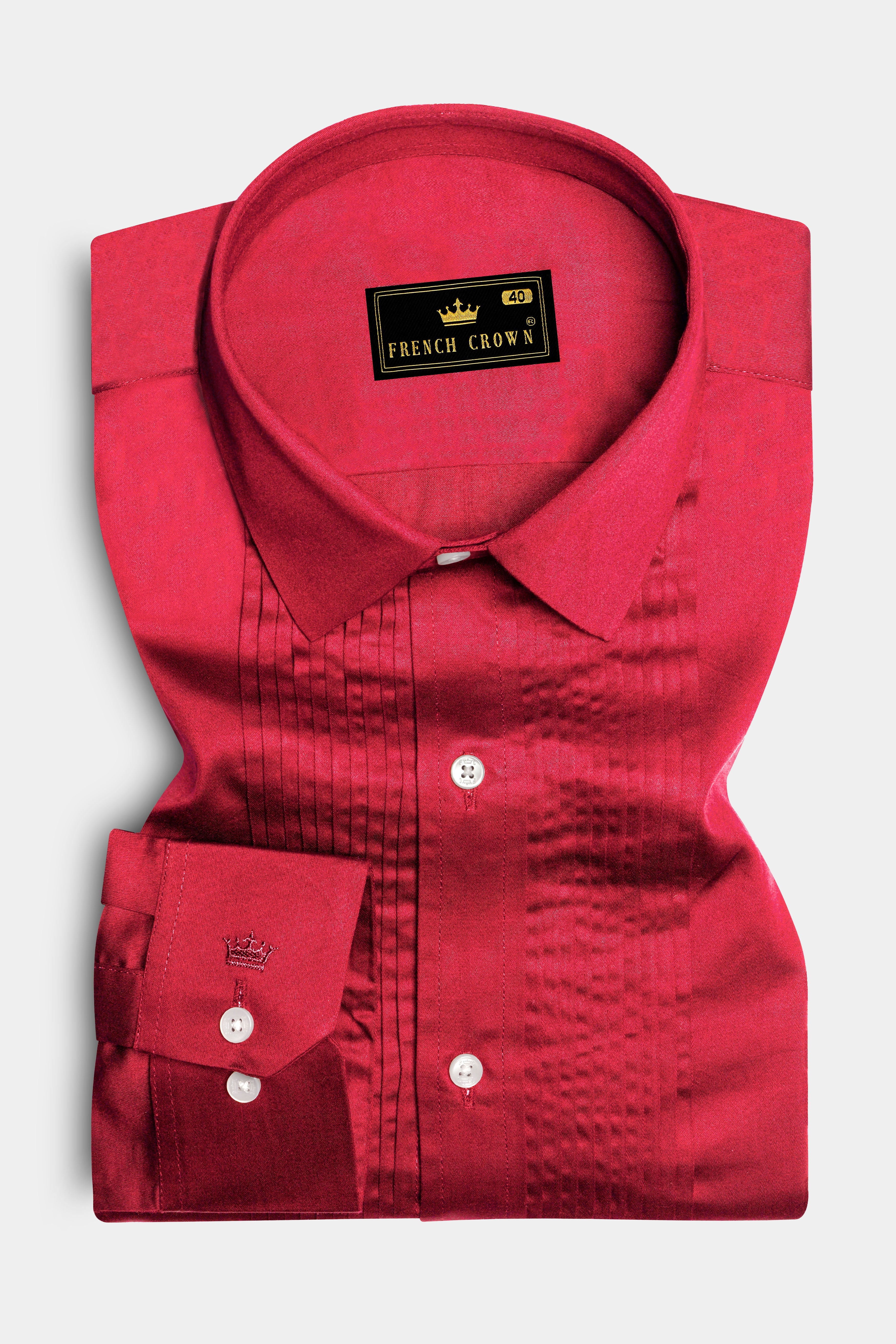 Venetian Rouge-Cardinal Red Subtle Sheen Super Soft Premium Cotton Tuxedo Shirt 13603-TXD-38, 13603-TXD-H-38, 13603-TXD-39, 13603-TXD-H-39, 13603-TXD-40, 13603-TXD-H-40, 13603-TXD-42, 13603-TXD-H-42, 13603-TXD-44, 13603-TXD-H-44, 13603-TXD-46, 13603-TXD-H-46, 13603-TXD-48, 13603-TXD-H-48, 13603-TXD-50, 13603-TXD-H-50, 13603-TXD-52, 13603-TXD-H-52