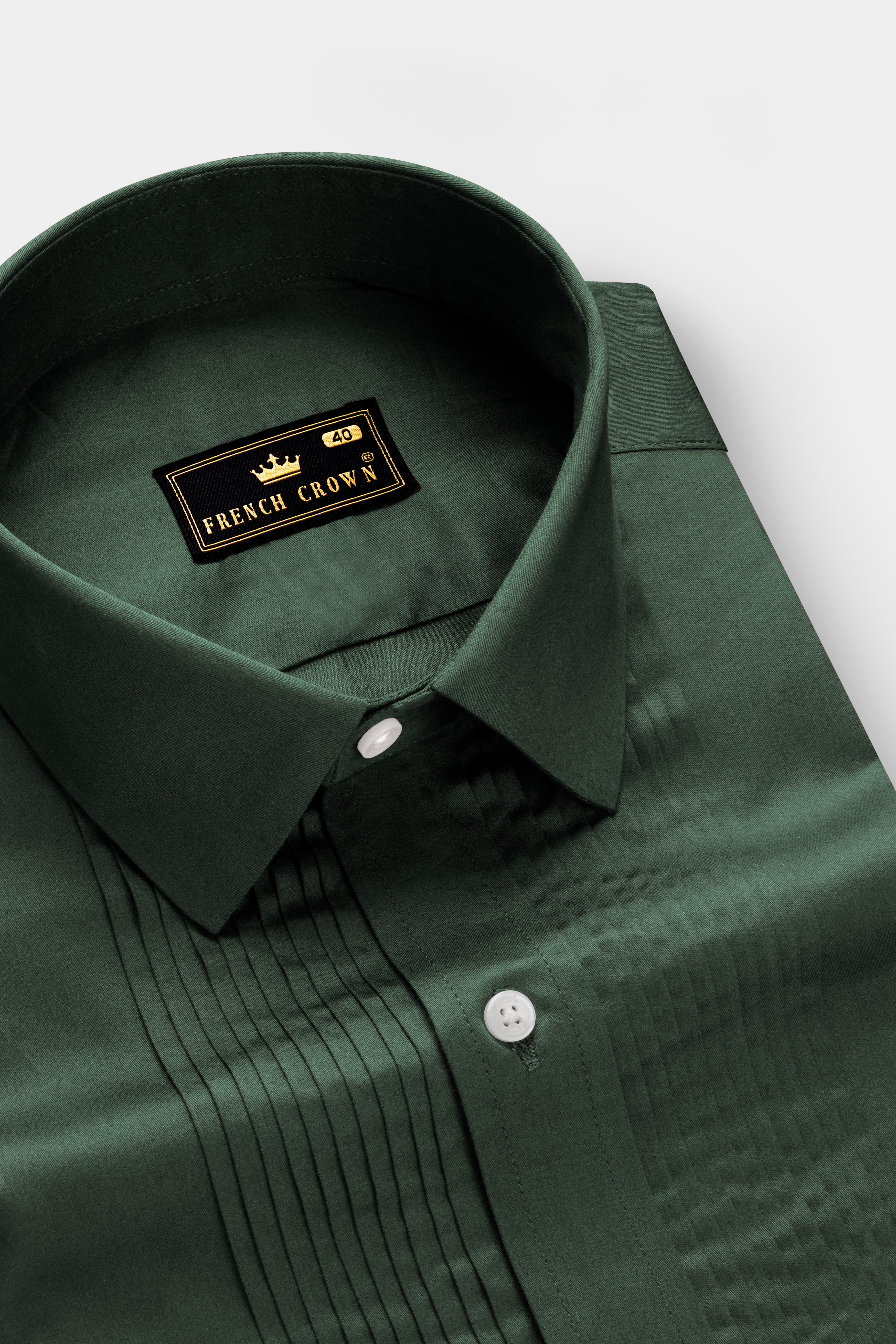 Aurora-Lunar Green Solid Subtle Sheen Super Soft Premium Cotton Tuxedo Shirt 13625-TXD-38, 13625-TXD-H-38, 13625-TXD-39, 13625-TXD-H-39, 13625-TXD-40, 13625-TXD-H-40, 13625-TXD-42, 13625-TXD-H-42, 13625-TXD-44, 13625-TXD-H-44, 13625-TXD-46, 13625-TXD-H-46, 13625-TXD-48, 13625-TXD-H-48, 13625-TXD-50, 13625-TXD-H-50, 13625-TXD-52, 13625-TXD-H-52