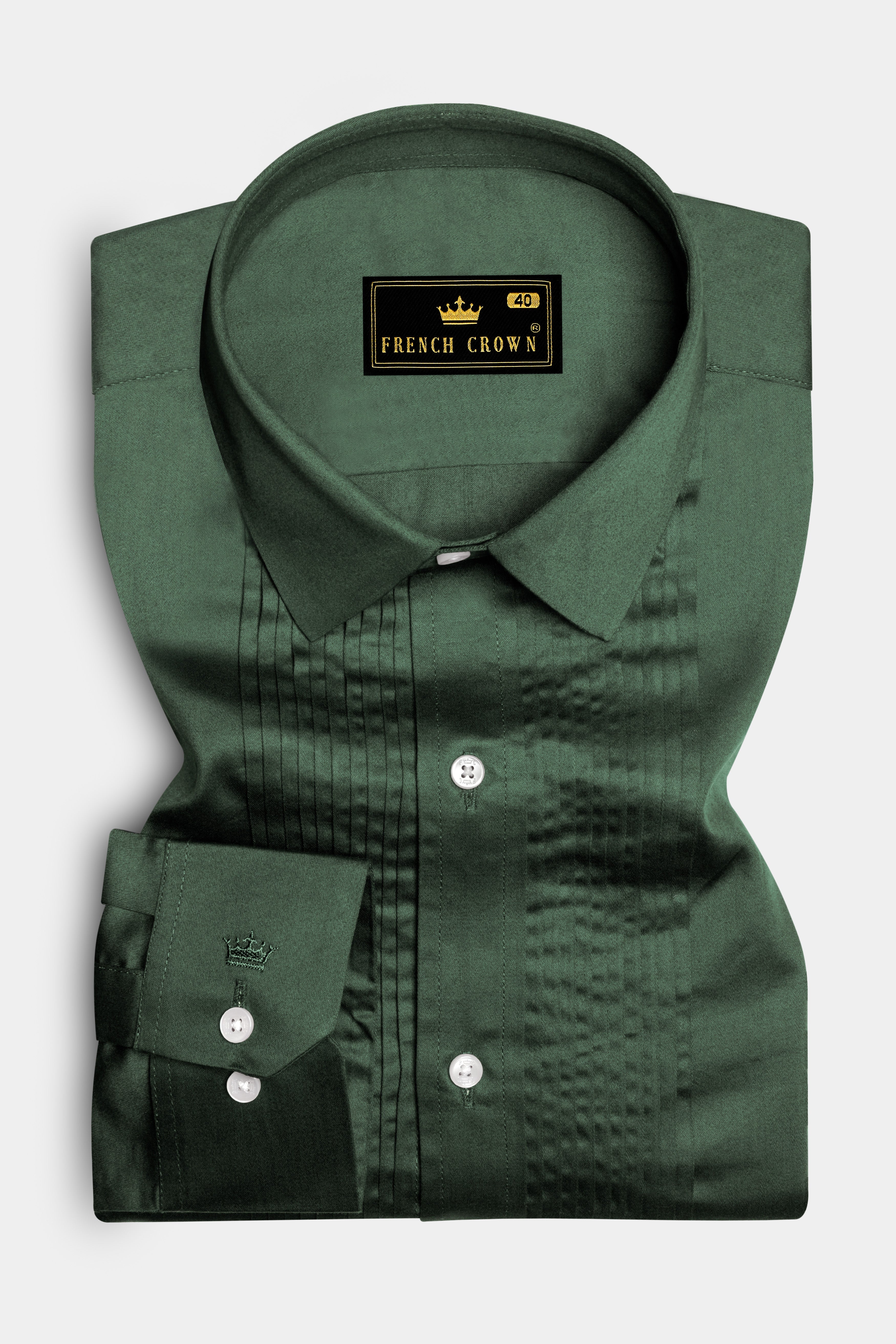 Aurora-Lunar Green Solid Subtle Sheen Super Soft Premium Cotton Tuxedo Shirt 13625-TXD-38, 13625-TXD-H-38, 13625-TXD-39, 13625-TXD-H-39, 13625-TXD-40, 13625-TXD-H-40, 13625-TXD-42, 13625-TXD-H-42, 13625-TXD-44, 13625-TXD-H-44, 13625-TXD-46, 13625-TXD-H-46, 13625-TXD-48, 13625-TXD-H-48, 13625-TXD-50, 13625-TXD-H-50, 13625-TXD-52, 13625-TXD-H-52