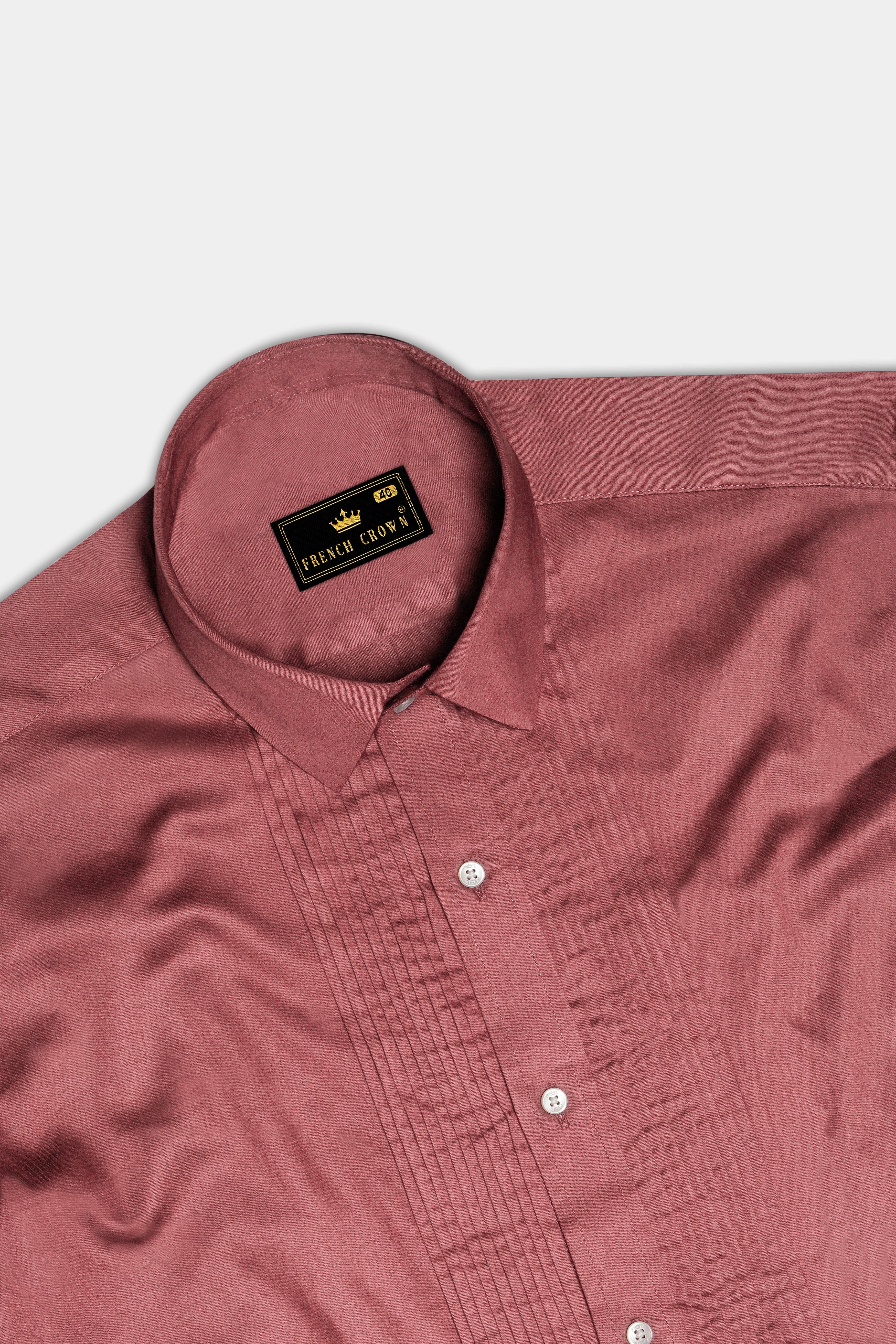 Muted Mauve-Rose Taupe Subtle Sheen Super Soft Premium Cotton Tuxedo Shirt 13634-TXD-38, 13634-TXD-H-38, 13634-TXD-39, 13634-TXD-H-39, 13634-TXD-40, 13634-TXD-H-40, 13634-TXD-42, 13634-TXD-H-42, 13634-TXD-44, 13634-TXD-H-44, 13634-TXD-46, 13634-TXD-H-46, 13634-TXD-48, 13634-TXD-H-48, 13634-TXD-50, 13634-TXD-H-50, 13634-TXD-52, 13634-TXD-H-52