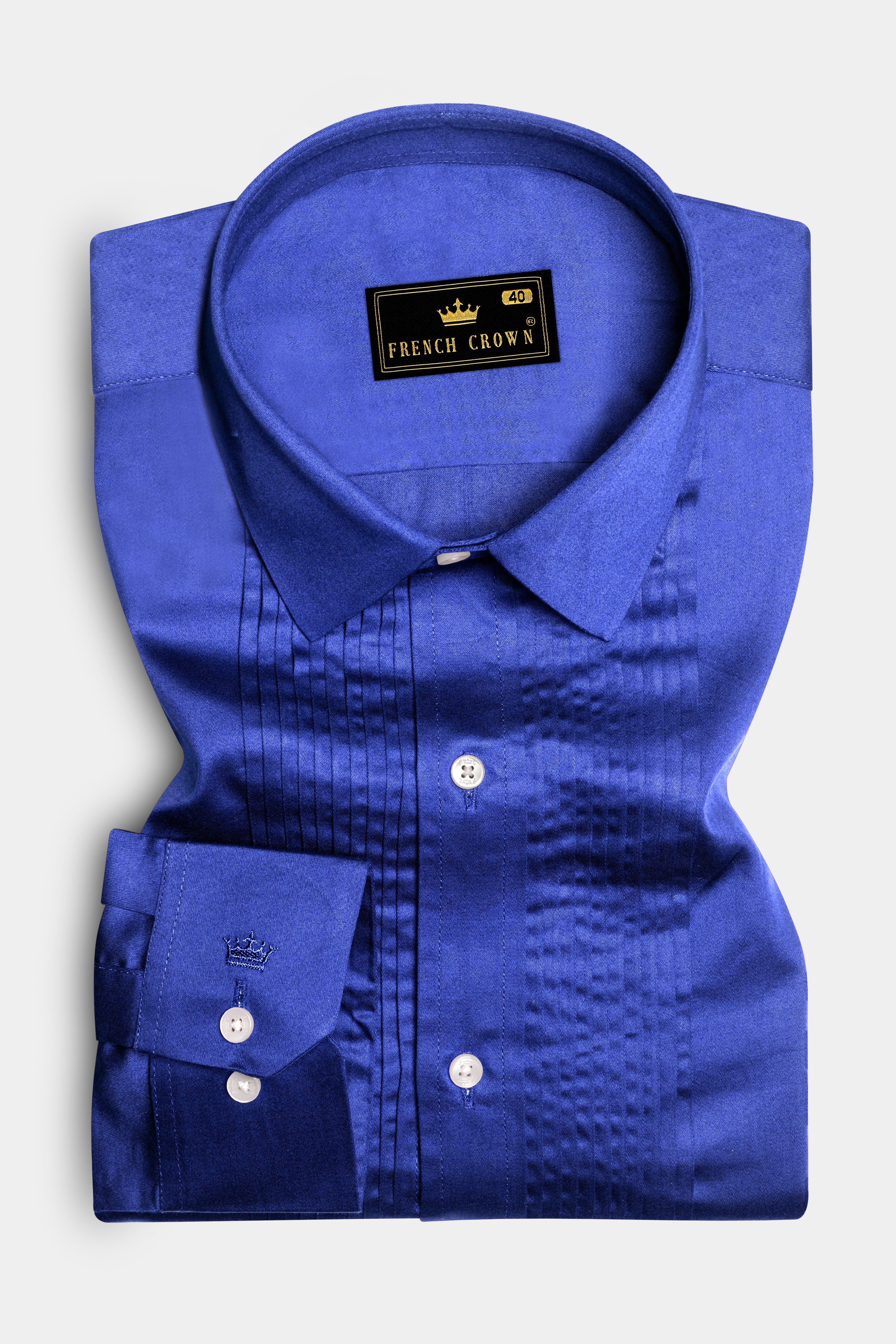indigo blue-Catalina Solid Subtle Sheen Super Soft Premium Cotton Tuxedo Shirt 13640-TXD-38, 13640-TXD-H-38, 13640-TXD-39, 13640-TXD-H-39, 13640-TXD-40, 13640-TXD-H-40, 13640-TXD-42, 13640-TXD-H-42, 13640-TXD-44, 13640-TXD-H-44, 13640-TXD-46, 13640-TXD-H-46, 13640-TXD-48, 13640-TXD-H-48, 13640-TXD-50, 13640-TXD-H-50, 13640-TXD-52, 13640-TXD-H-52
