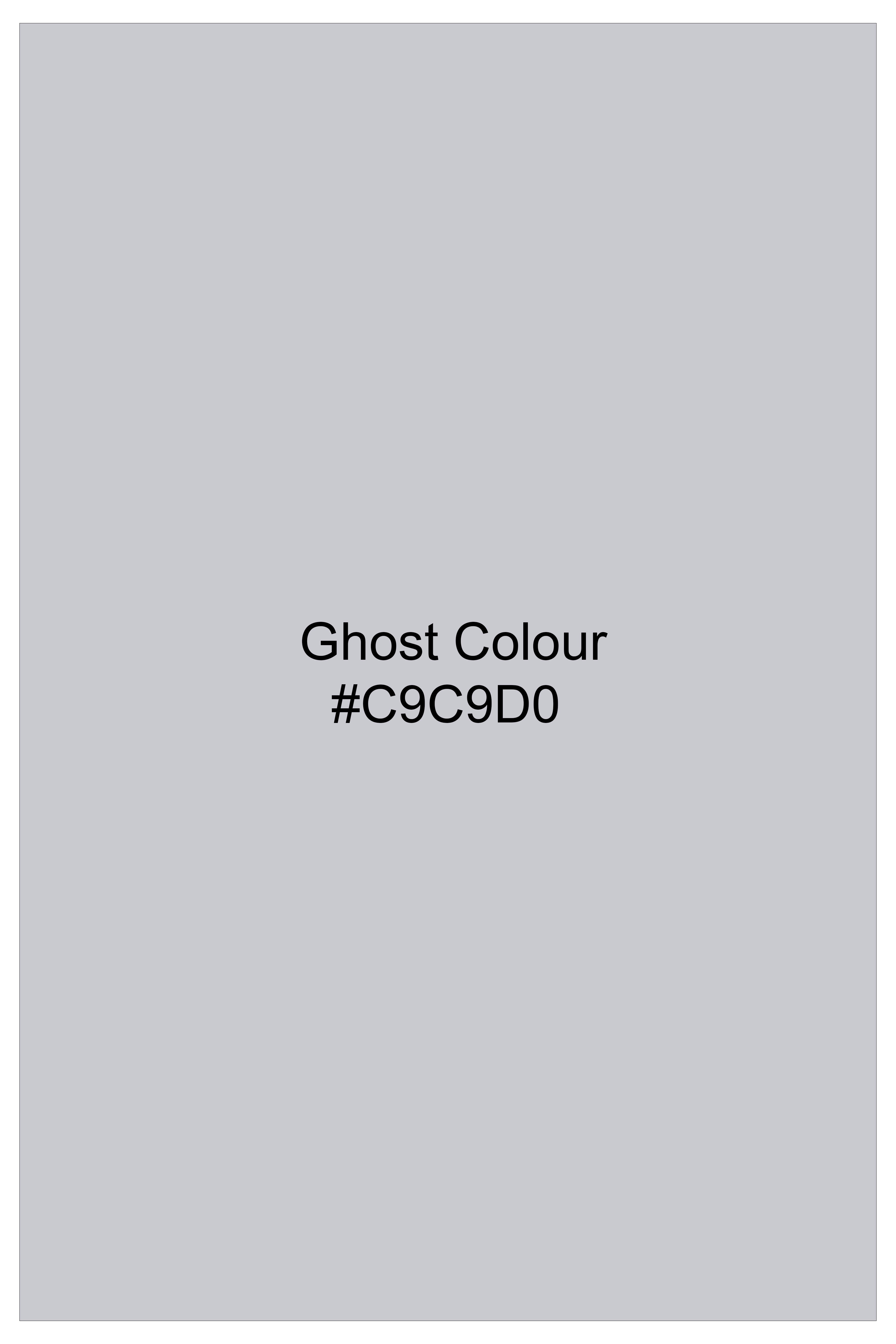 Gizanoir-Ghost Gray Printed Dobby Premium Giza Cotton Casual Shirt