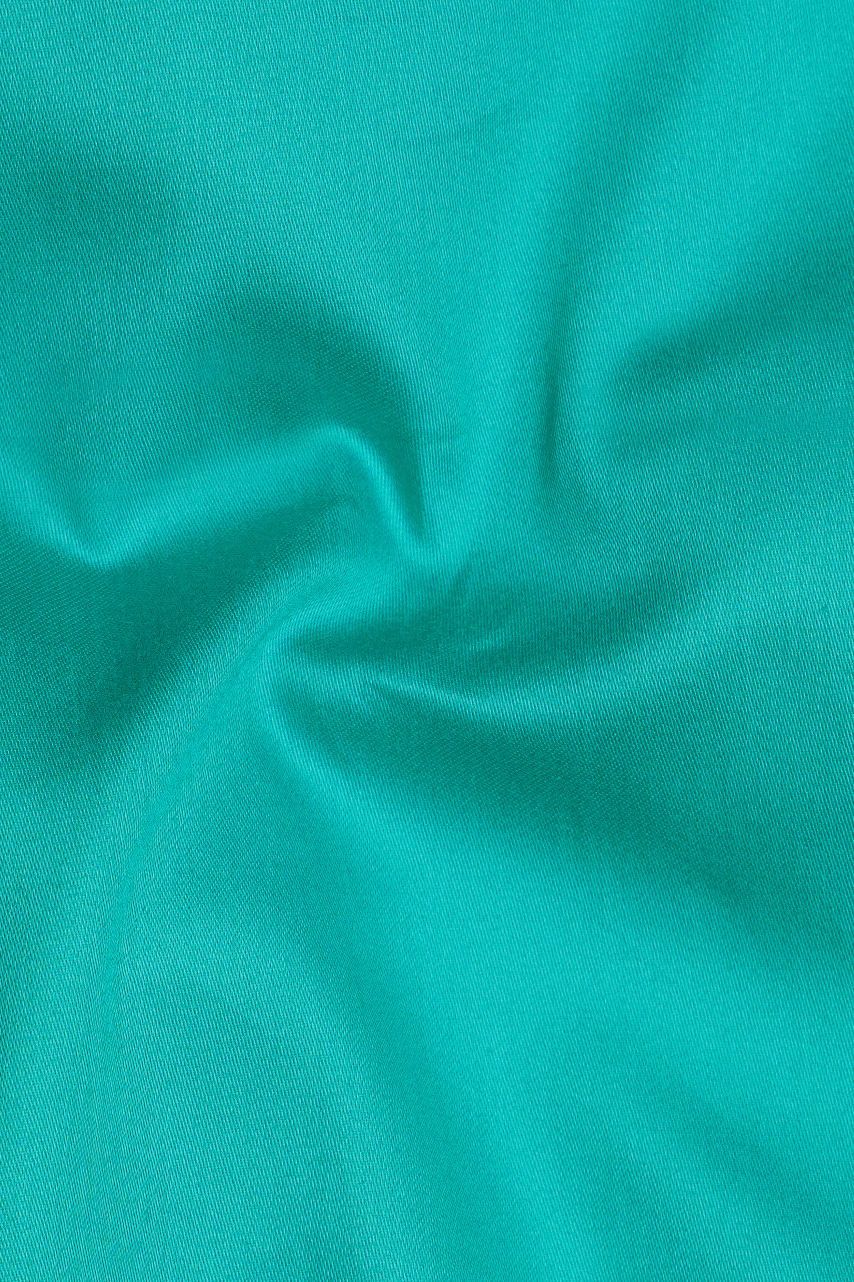 Royalin-Persian Blue Subtle Sheen Super Soft Premium Cotton Dress Shirt