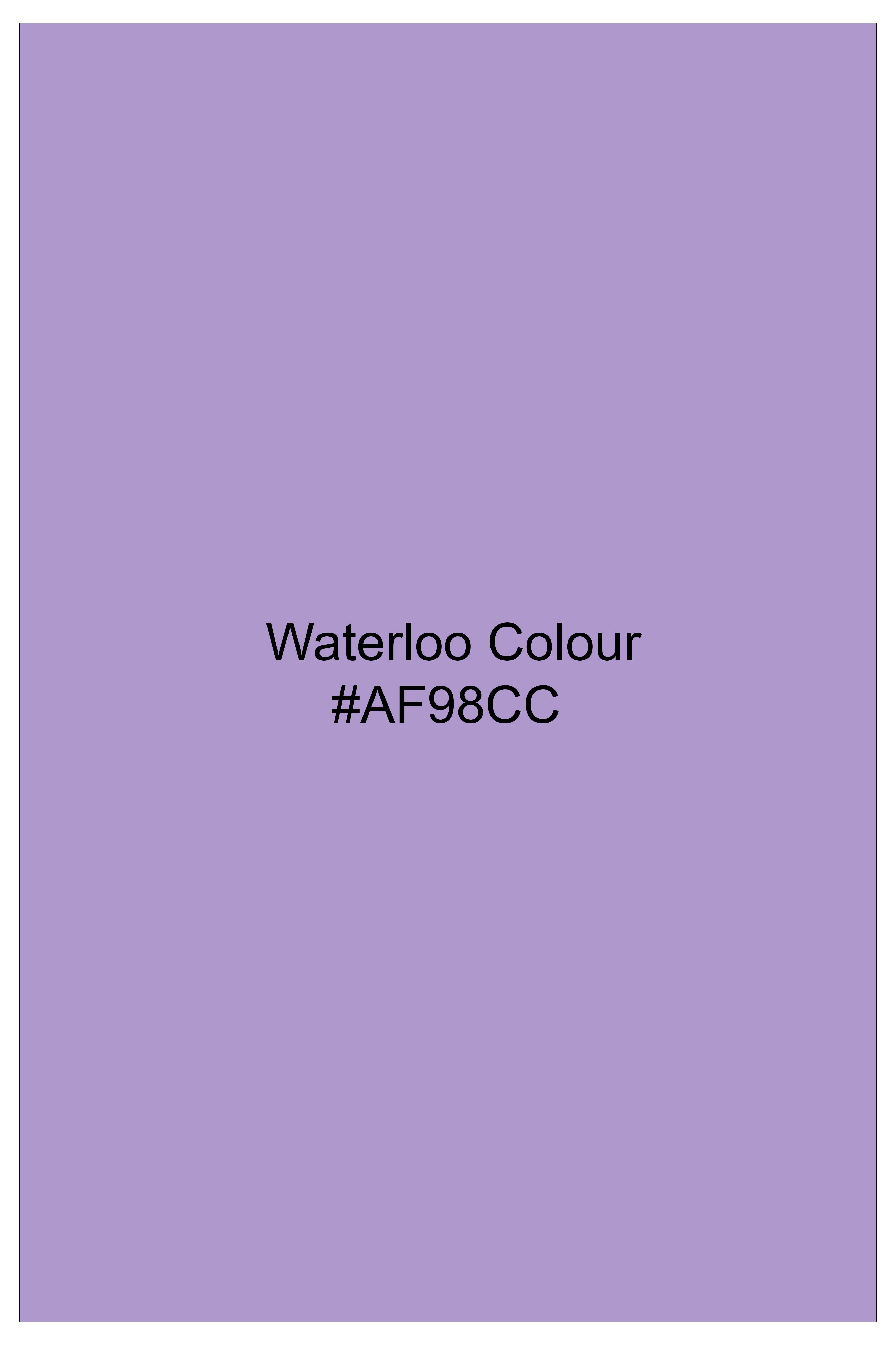 Purzel-Waterloo Purple Heavyweight Flannel Cotton Designer Casual Shirt