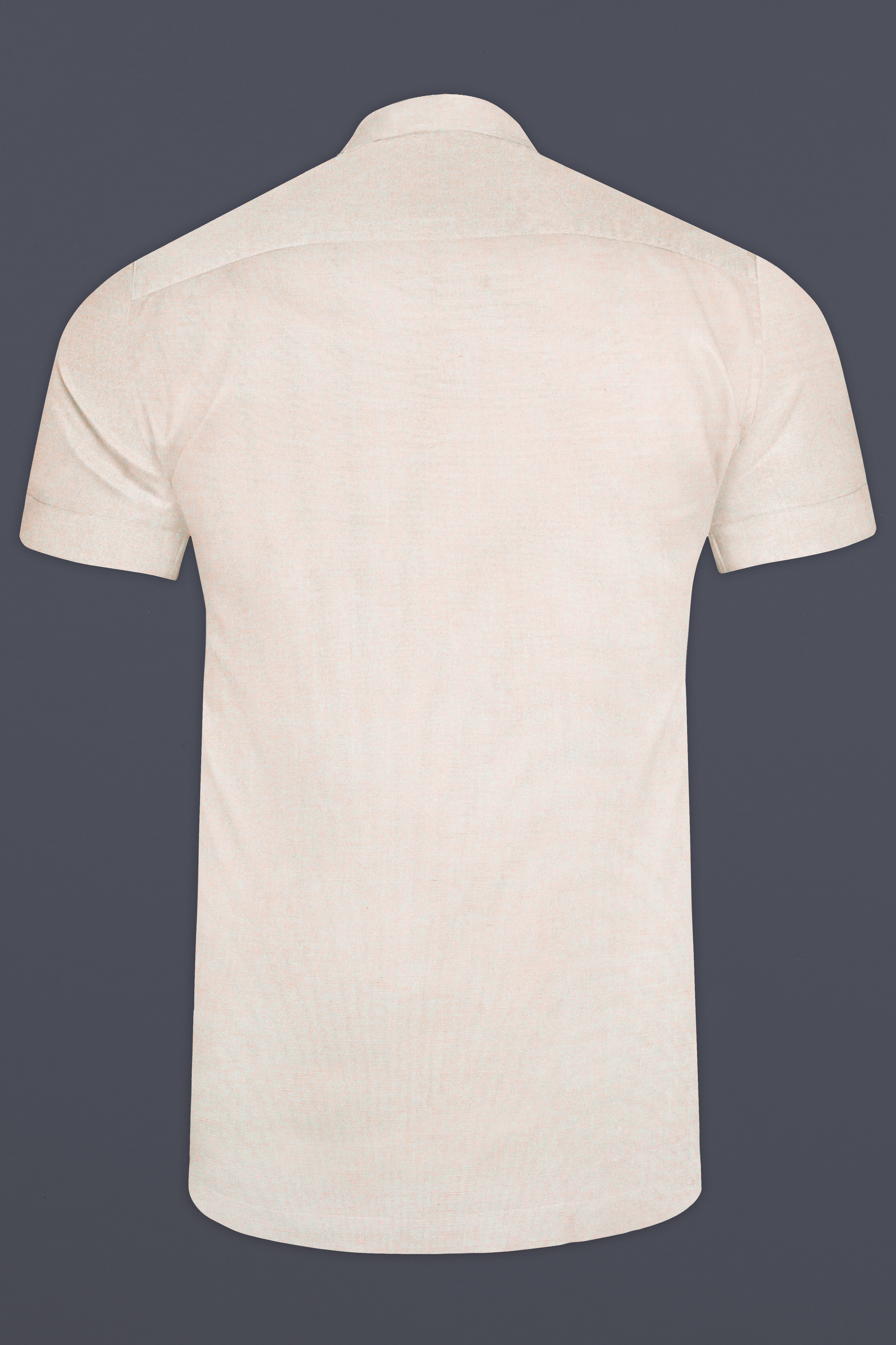 Velisse-Moon Mist Cream Luxurious Linen Casual Designer Shirt