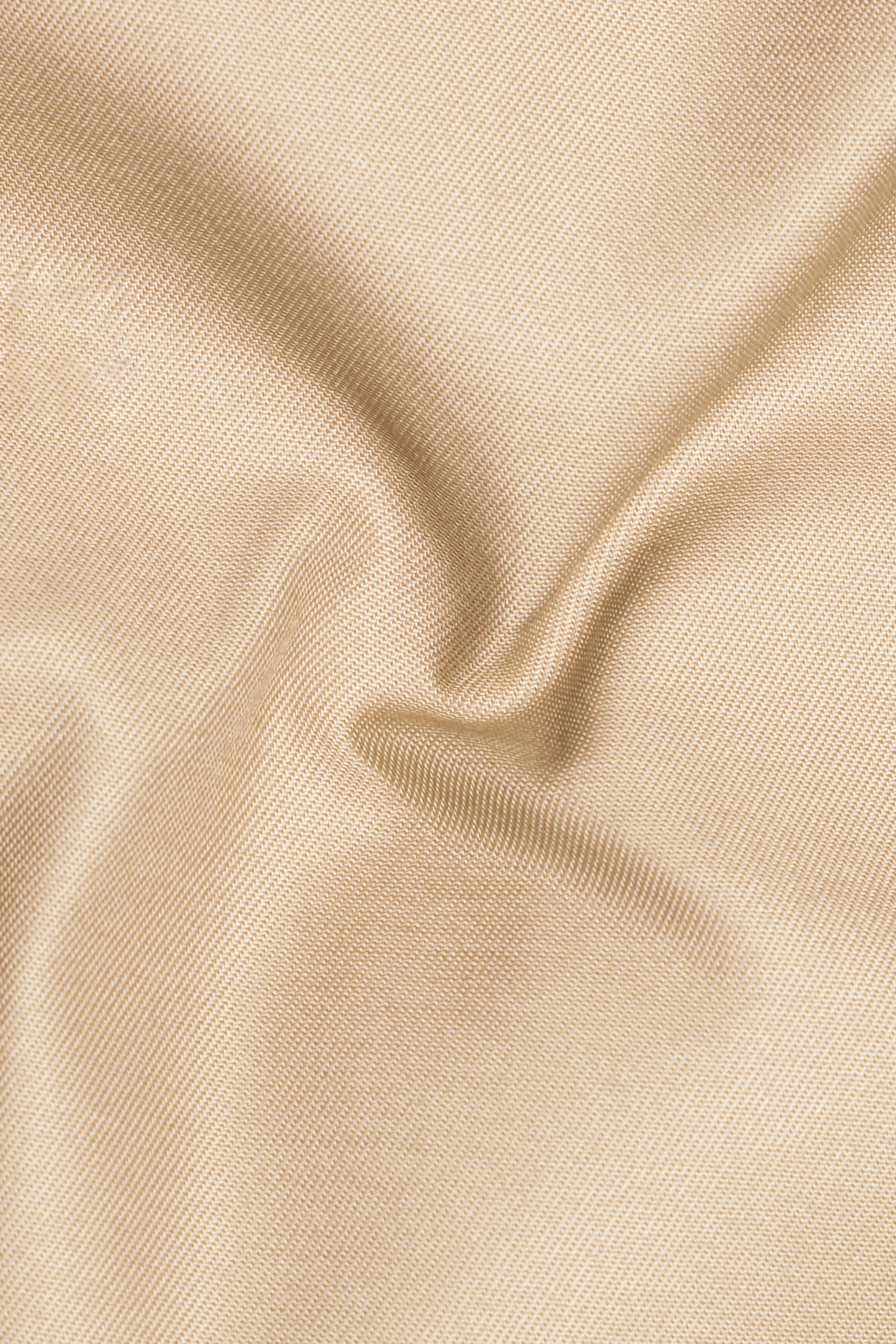 Beauroan-Sandrift Brown Premium Cotton Bomber Jacket
