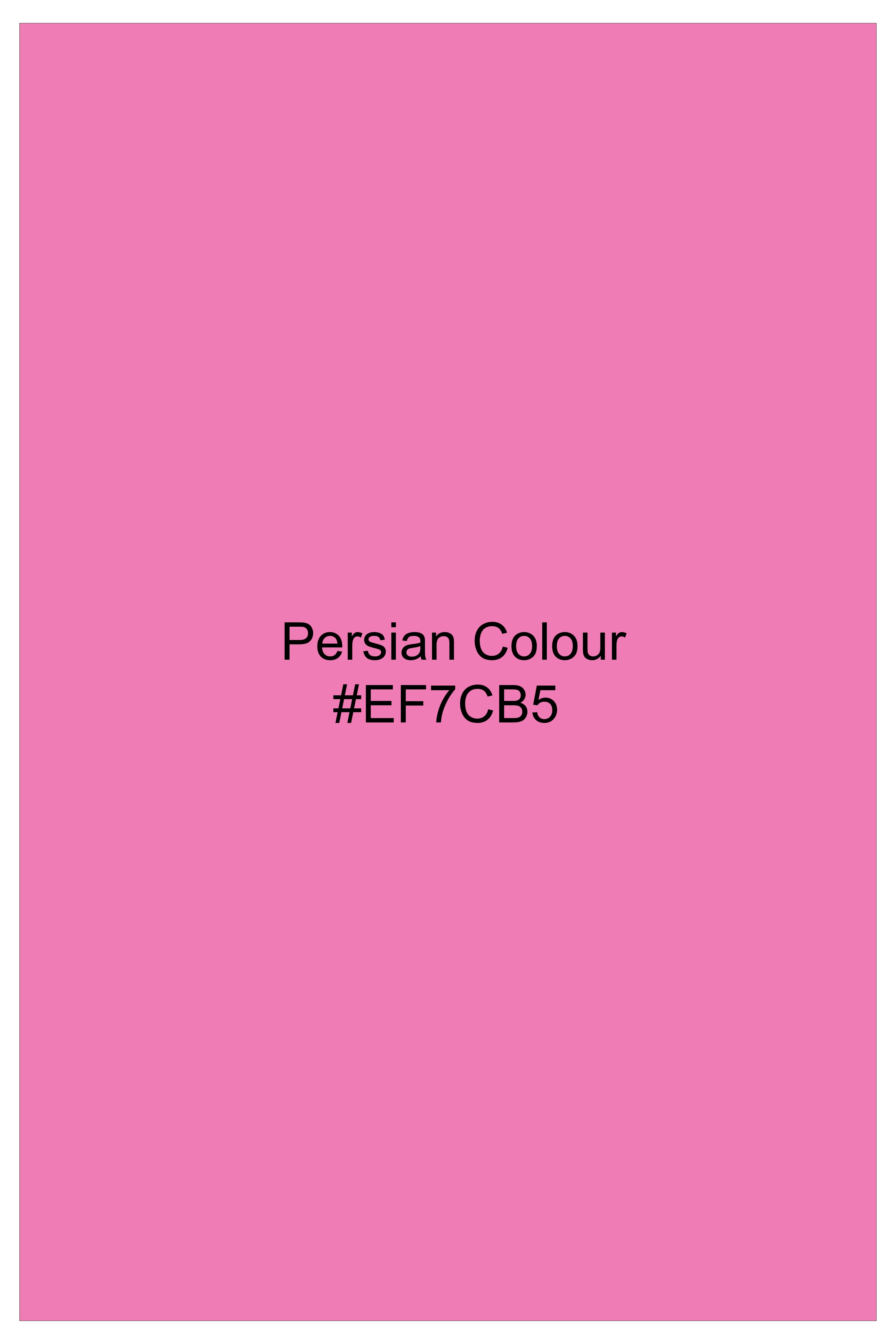 Rosicrest-Persian Pink Dotted Printed Subtle Sheen Super Soft Premium Cotton Casual Shirt