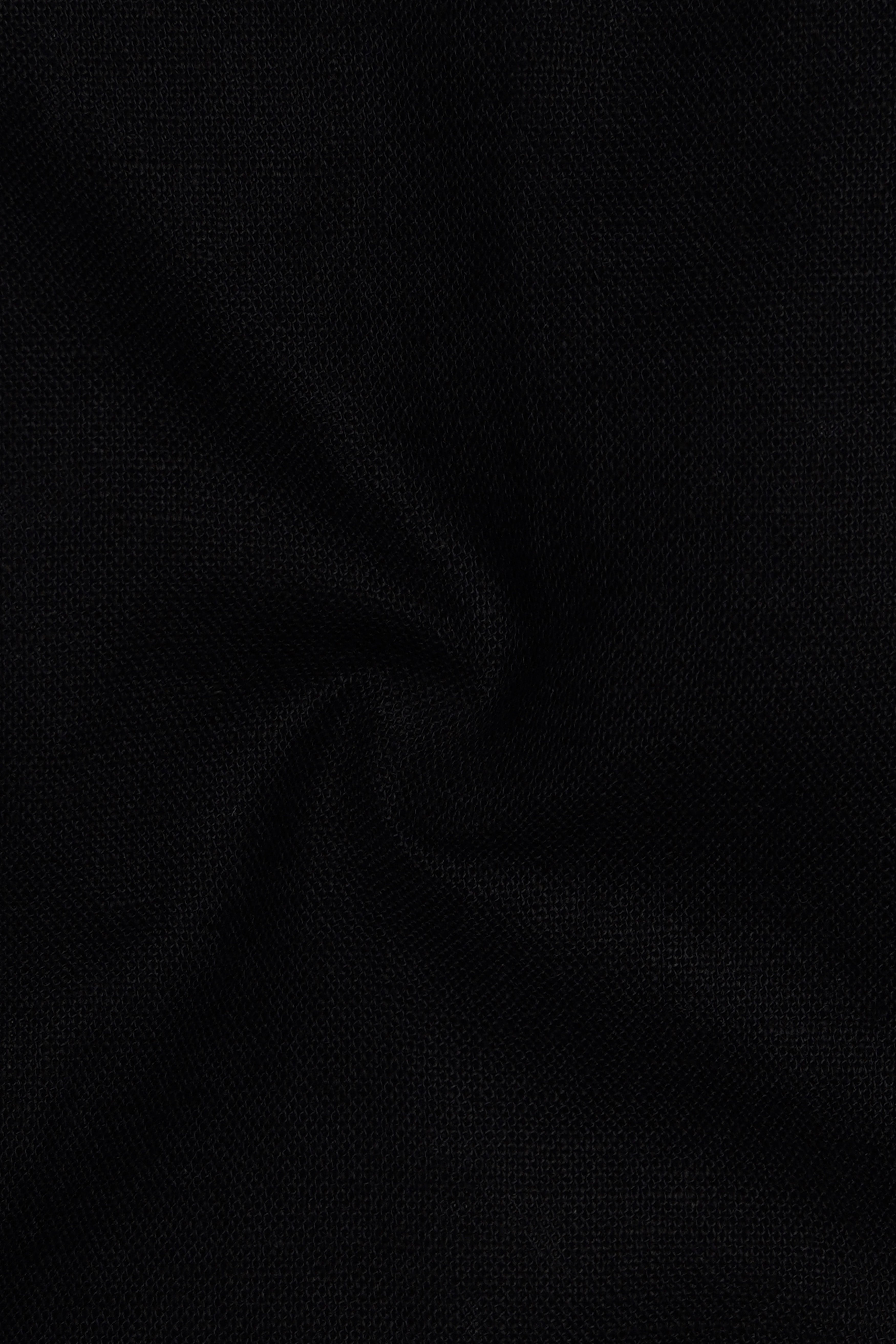 Nerjade-Jade Black Luxurious Linen Dress Shirt