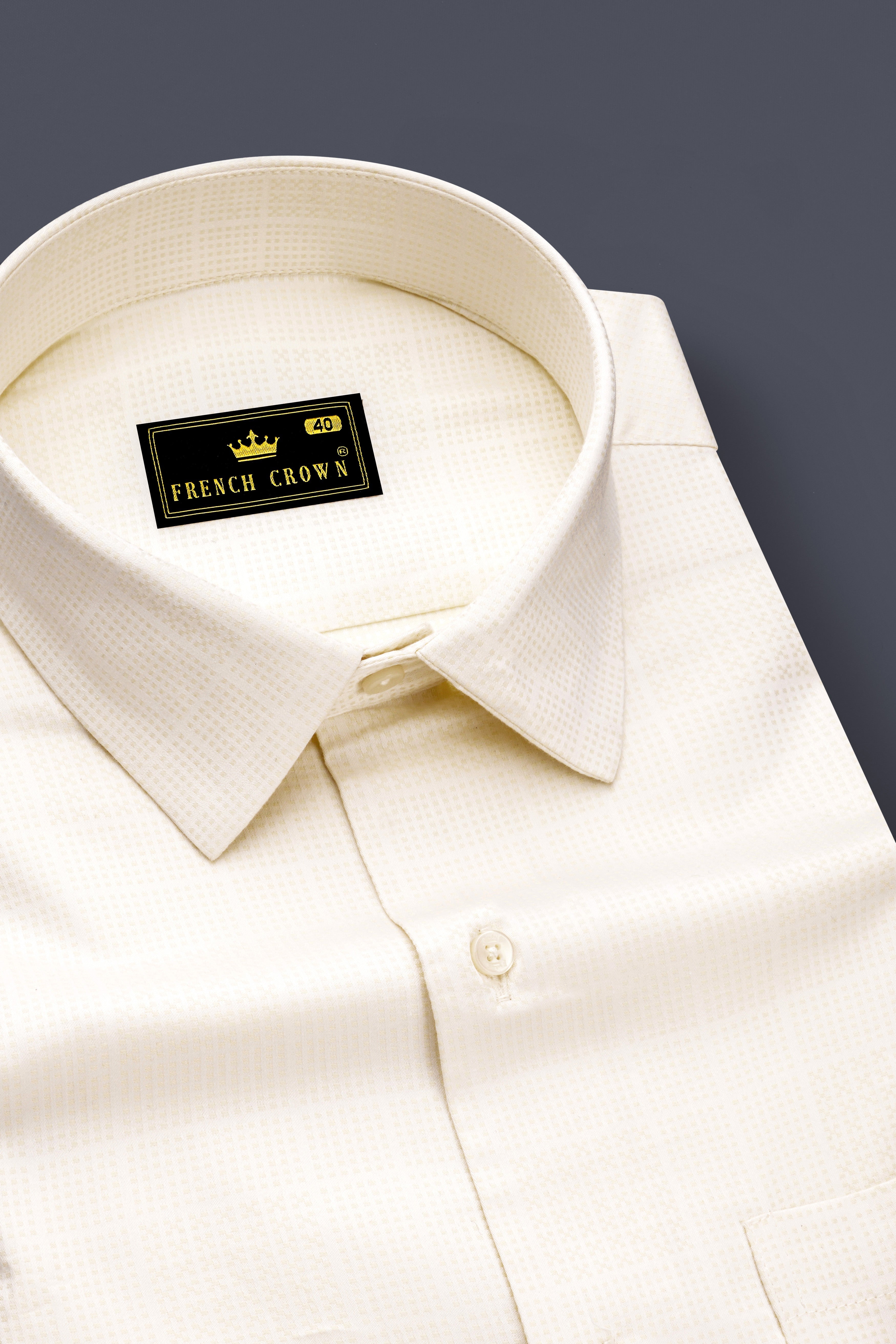 Buy Jacquard Shirts For Men Online - French Crown