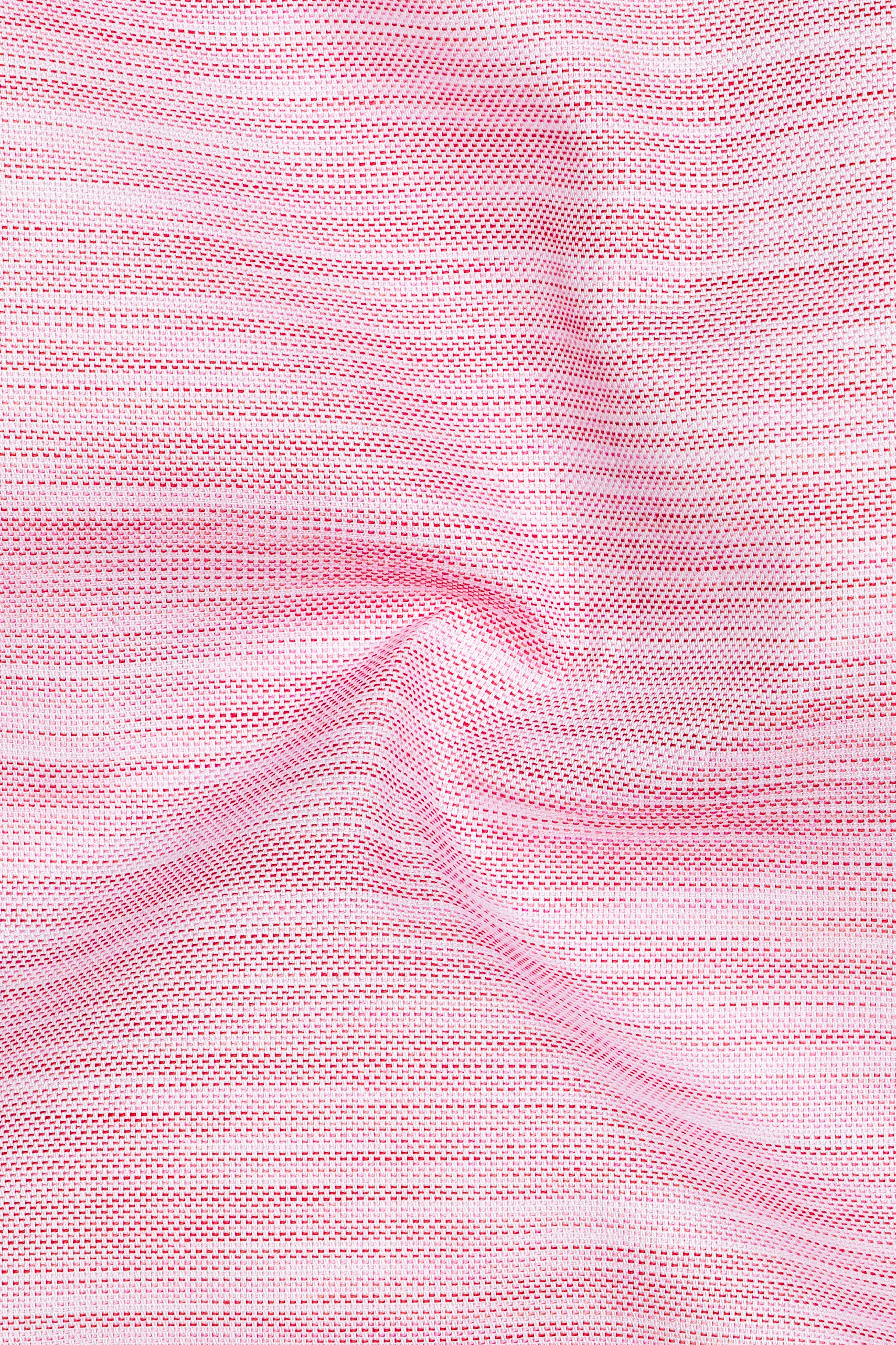 Rosavon-Oyster Pink Textured Chambray Premium Cotton Dress Shirt
