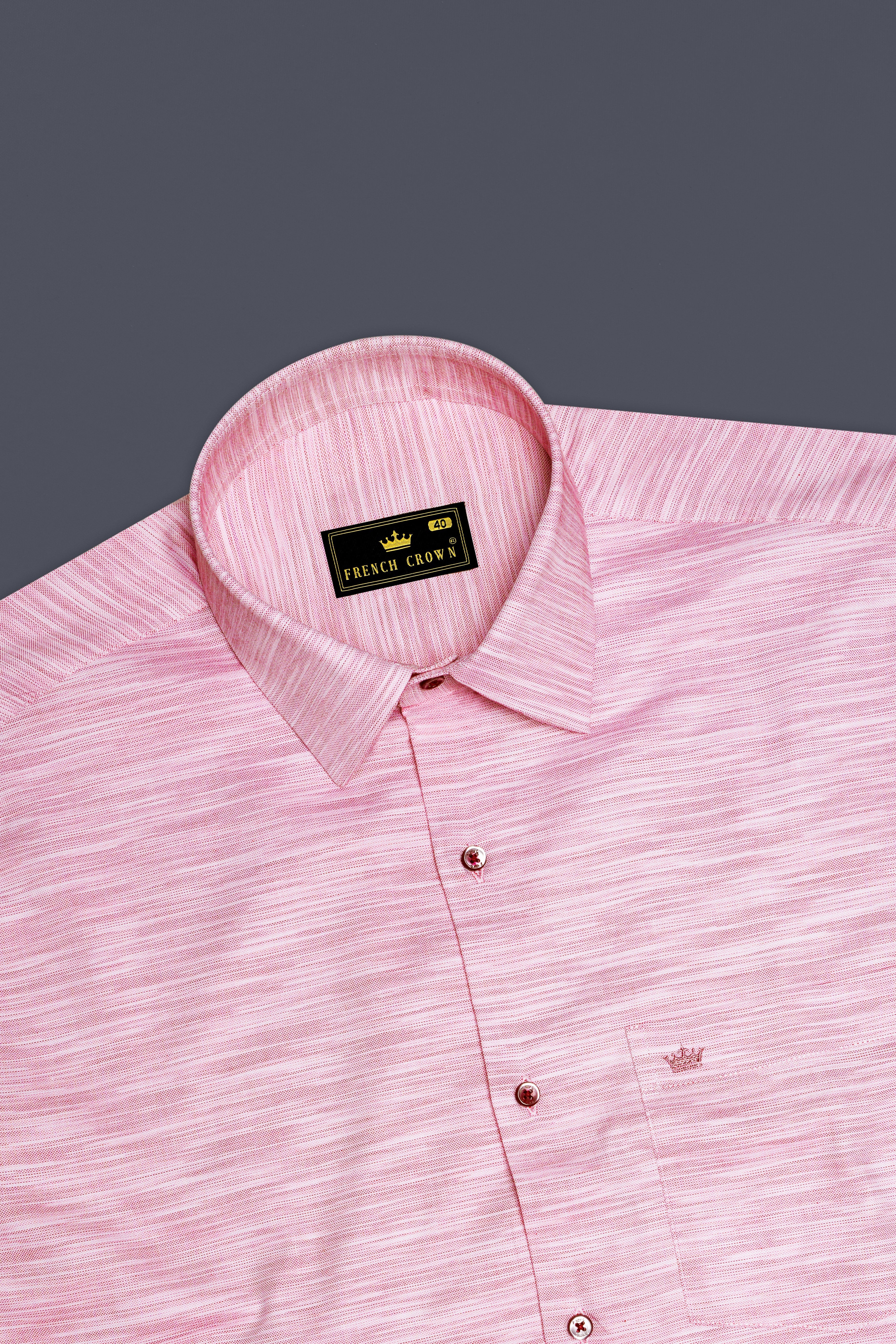 Rosavon-Oyster Pink Textured Formal Premium Cotton Shirt For Men Rosavon-Oyster Pink Textured Formal Premium Cotton Shirt For Men