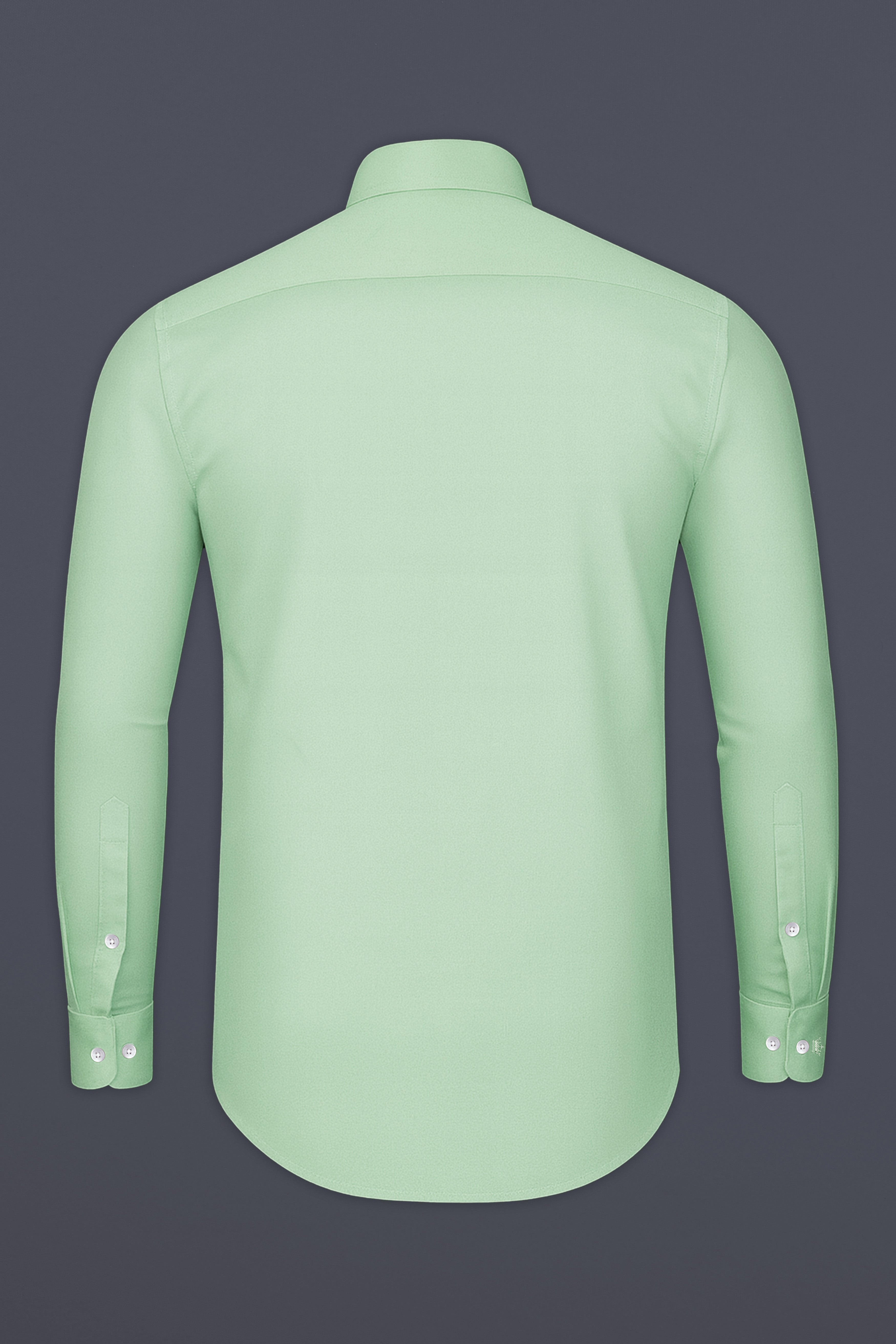 Verdoro-Spring Green Subtle Sheen Super Soft Premium Cotton Tuxedo Shirt