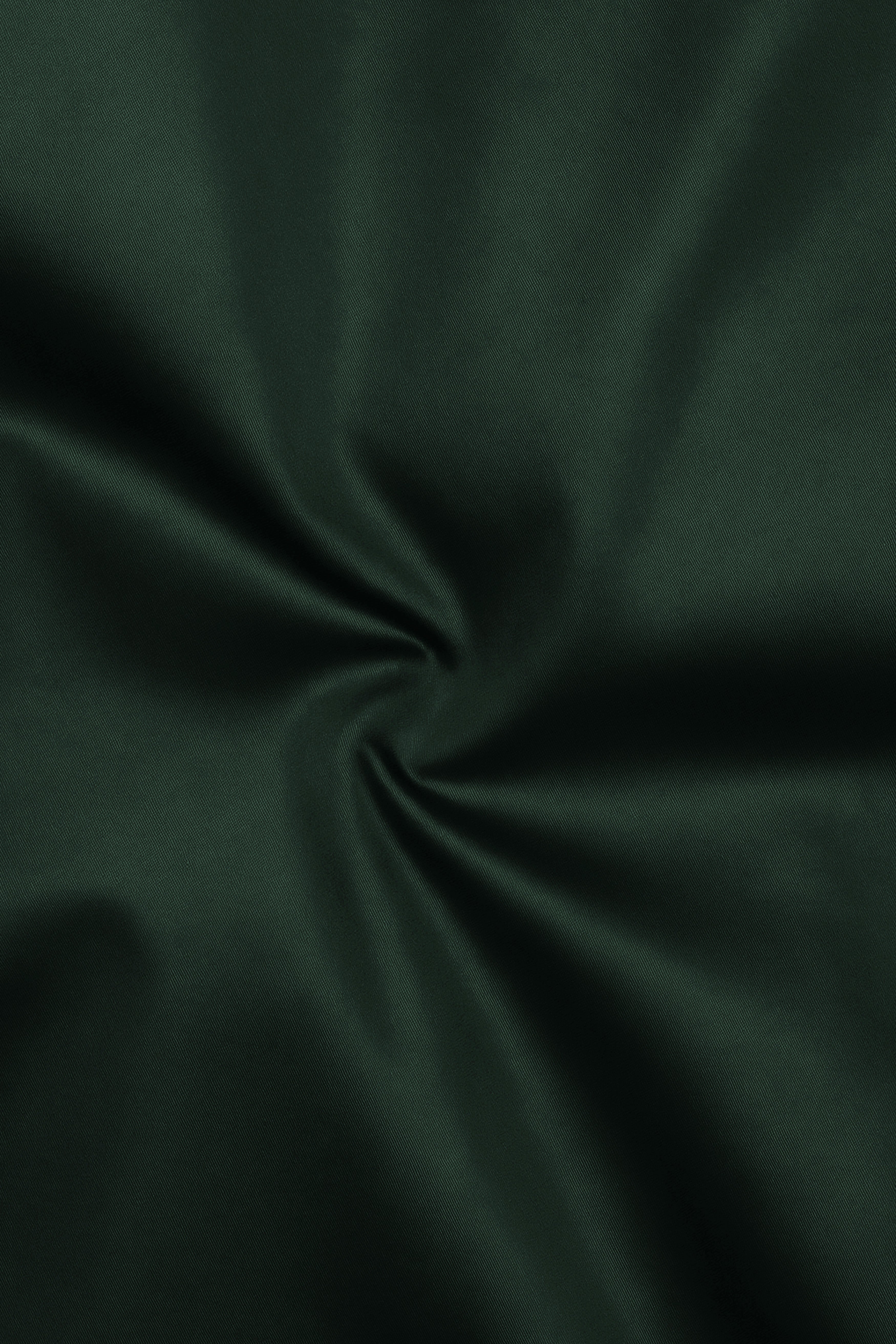 Thalvoro-Phthalo Green Subtle Sheen Super Soft Premium Cotton Mandarin Shirt