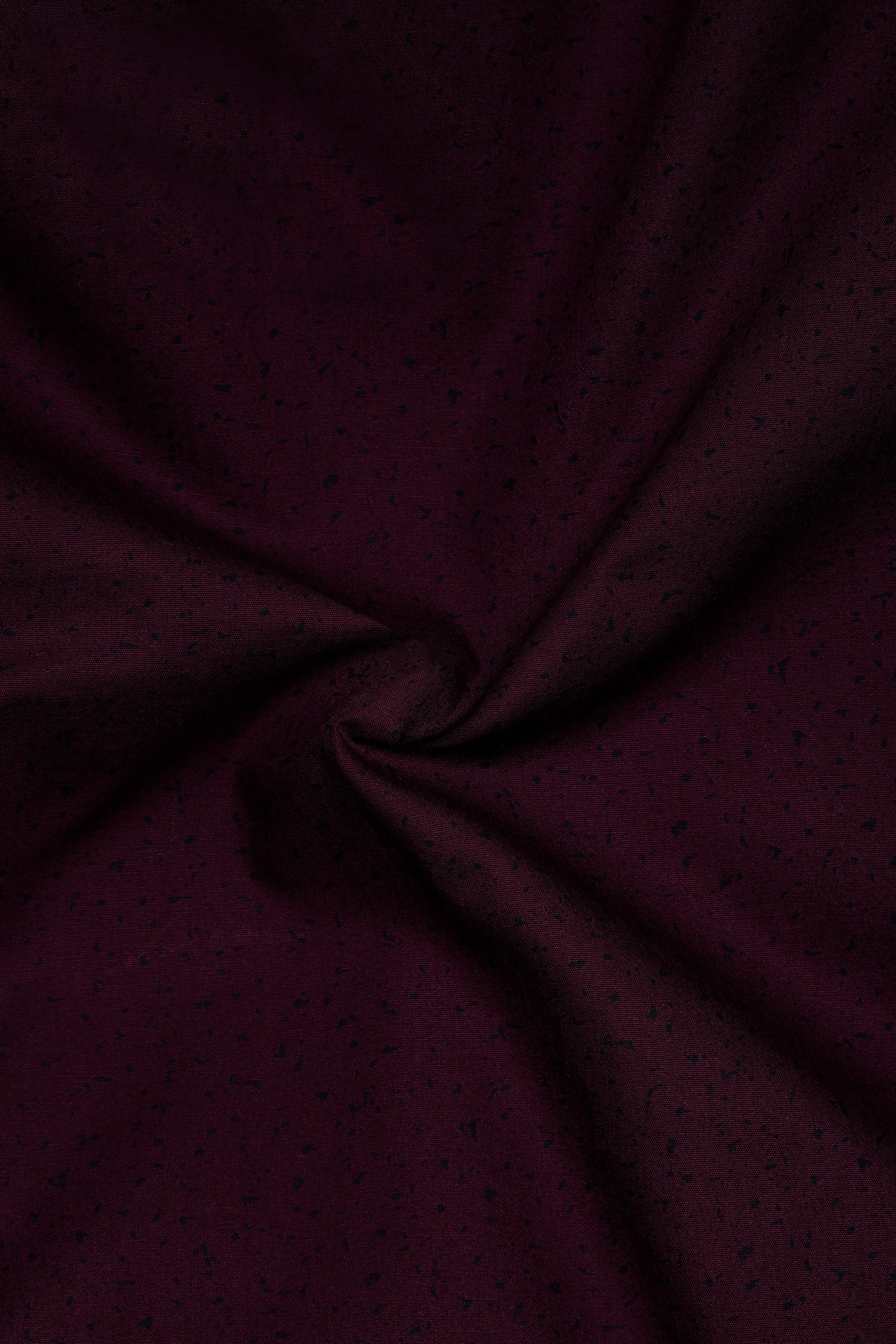 Velorin-Tamarind Maroon Printed Super Soft Premium Cotton Semi Formal Shirt