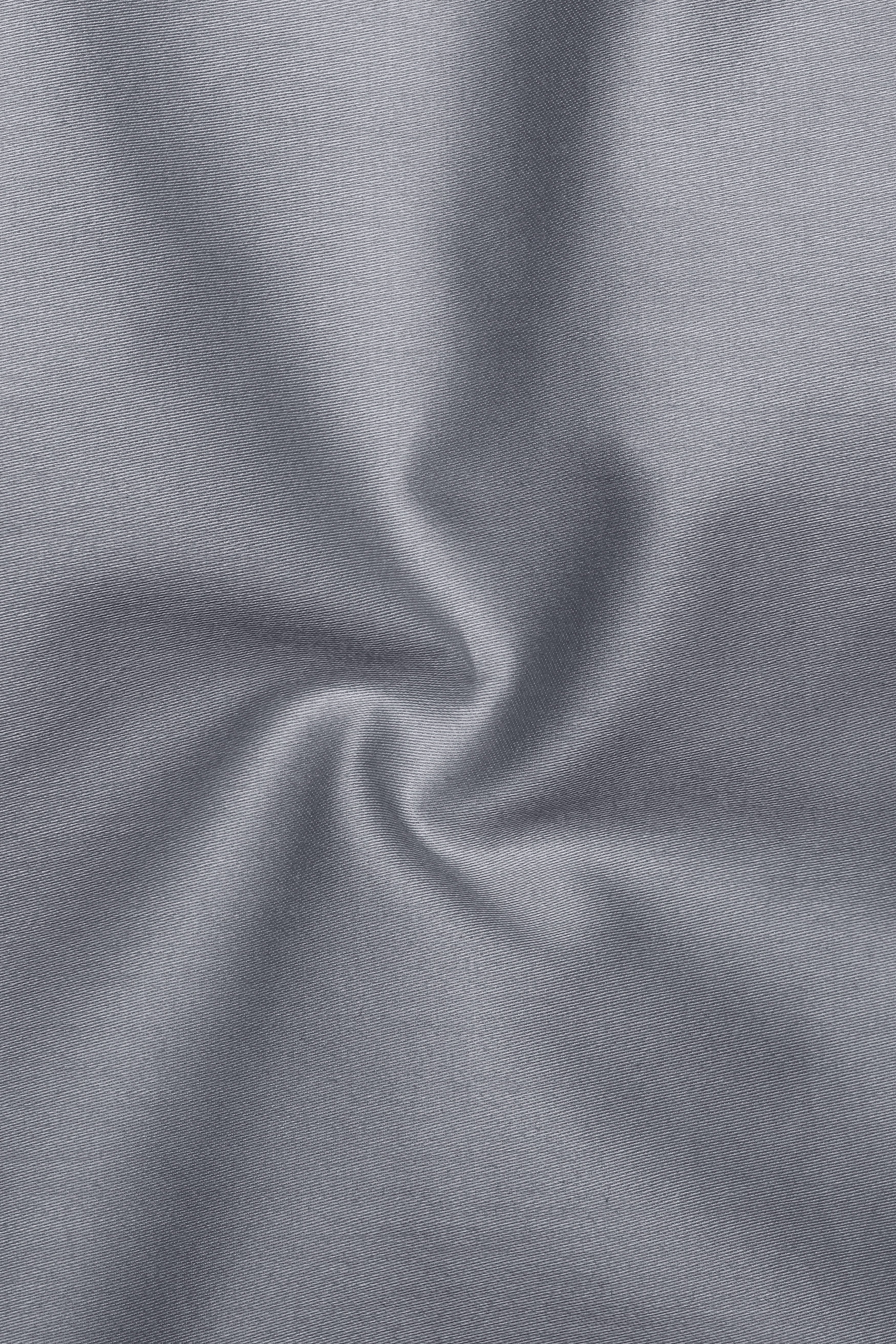 Grisoro-Slate Gray Subtle Sheen Super Soft Premium Cotton Dress Shirt