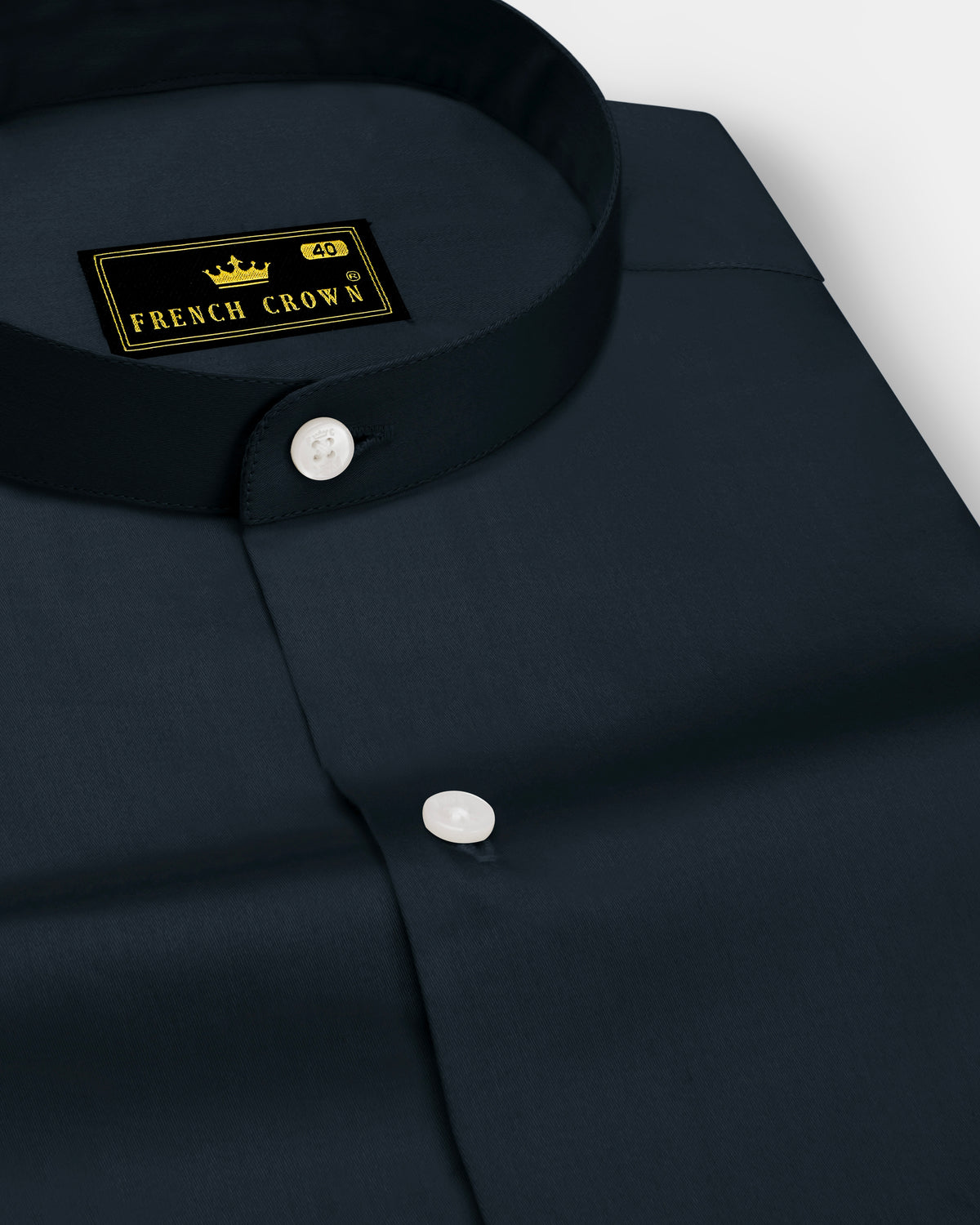 Palzen Palzen-Arsenic Gray Plain Solid Formal Premium Cotton Shirt For Men