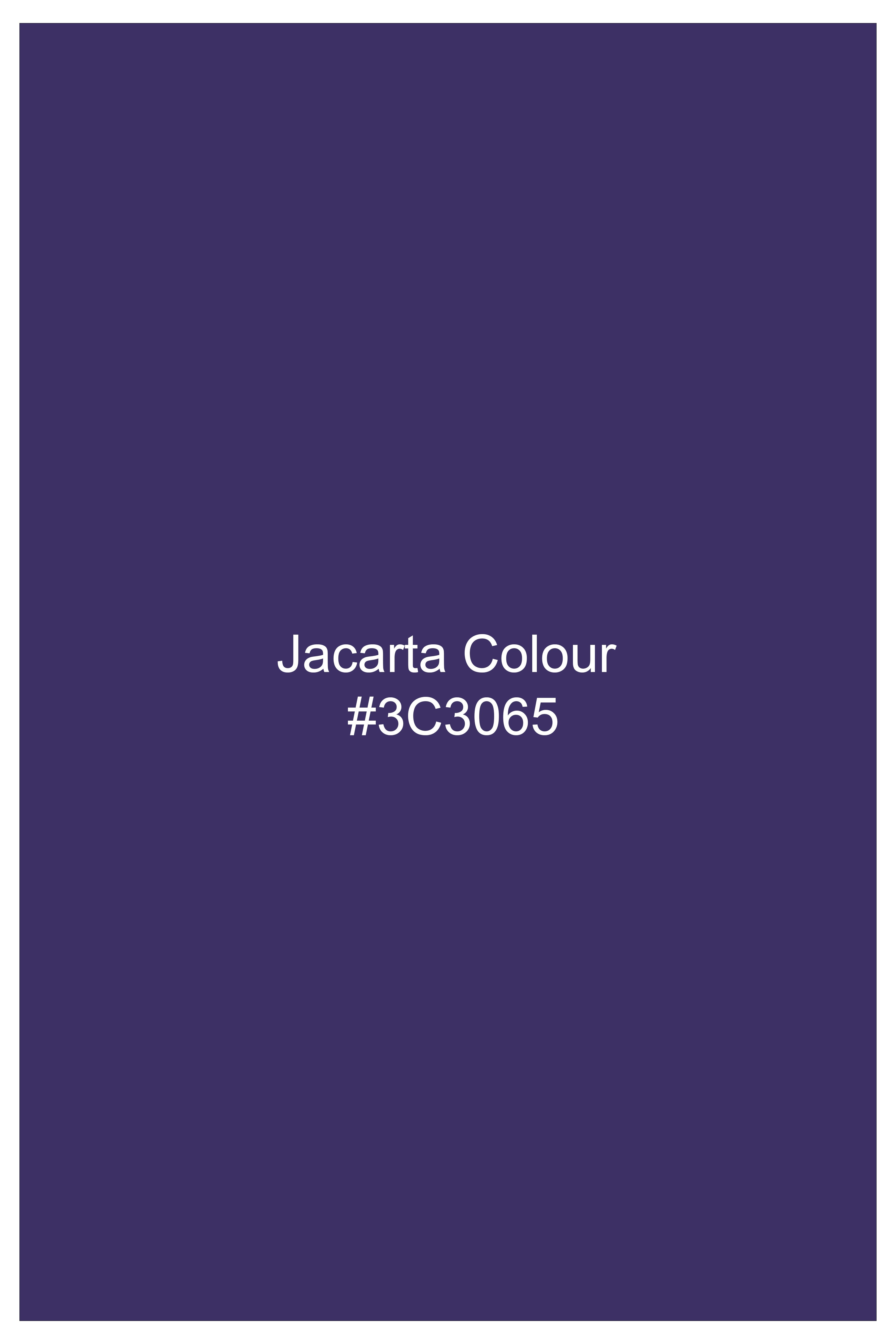 Violoro-Jacarta Purple And Bright White striped Super Soft Premium Cotton Dress Shirt