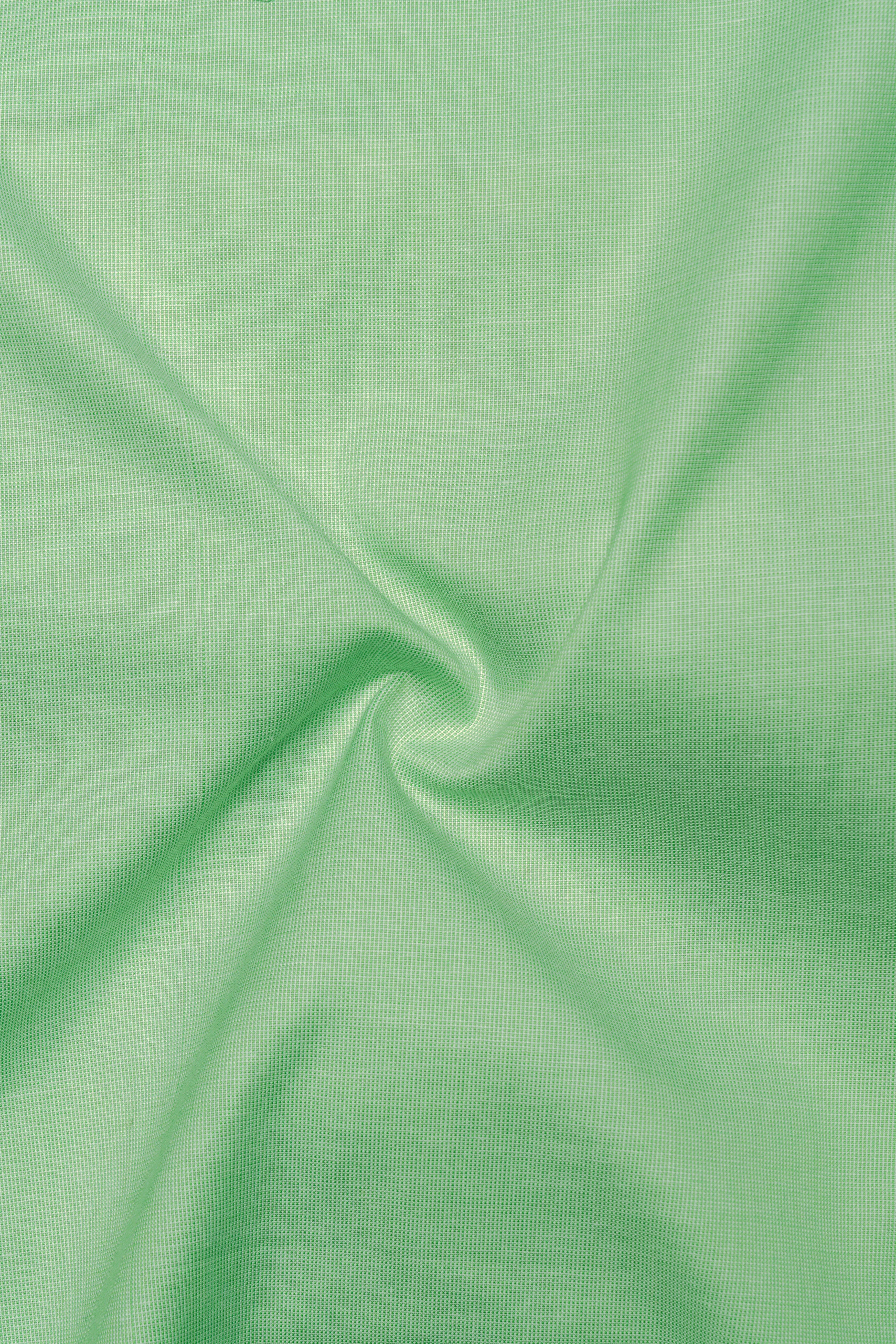 Verdoro-Pale Green Chambray Premium Cotton Dress Shirt