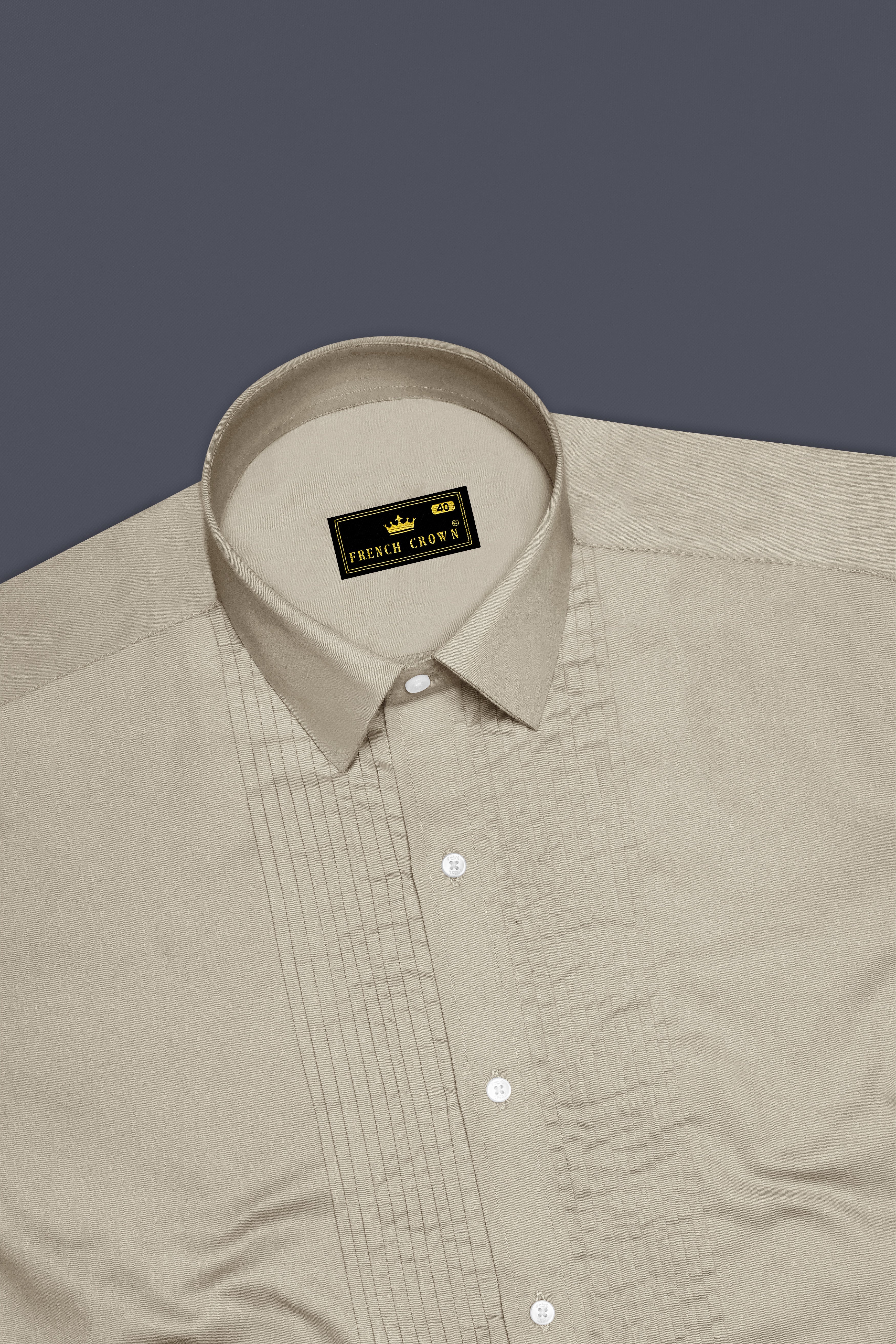 Ivoro-Malta Cream Subtle Sheen Super Soft Premium Cotton Tuxedo Dress Shirt 14325-TXD-38, 14325-TXD-H-38, 14325-TXD-39, 14325-TXD-H-39, 14325-TXD-40, 14325-TXD-H-40, 14325-TXD-42, 14325-TXD-H-42, 14325-TXD-44, 14325-TXD-H-44, 14325-TXD-46, 14325-TXD-H-46, 14325-TXD-48, 14325-TXD-H-48, 14325-TXD-50, 14325-TXD-H-50, 14325-TXD-52, 14325-TXD-H-52
