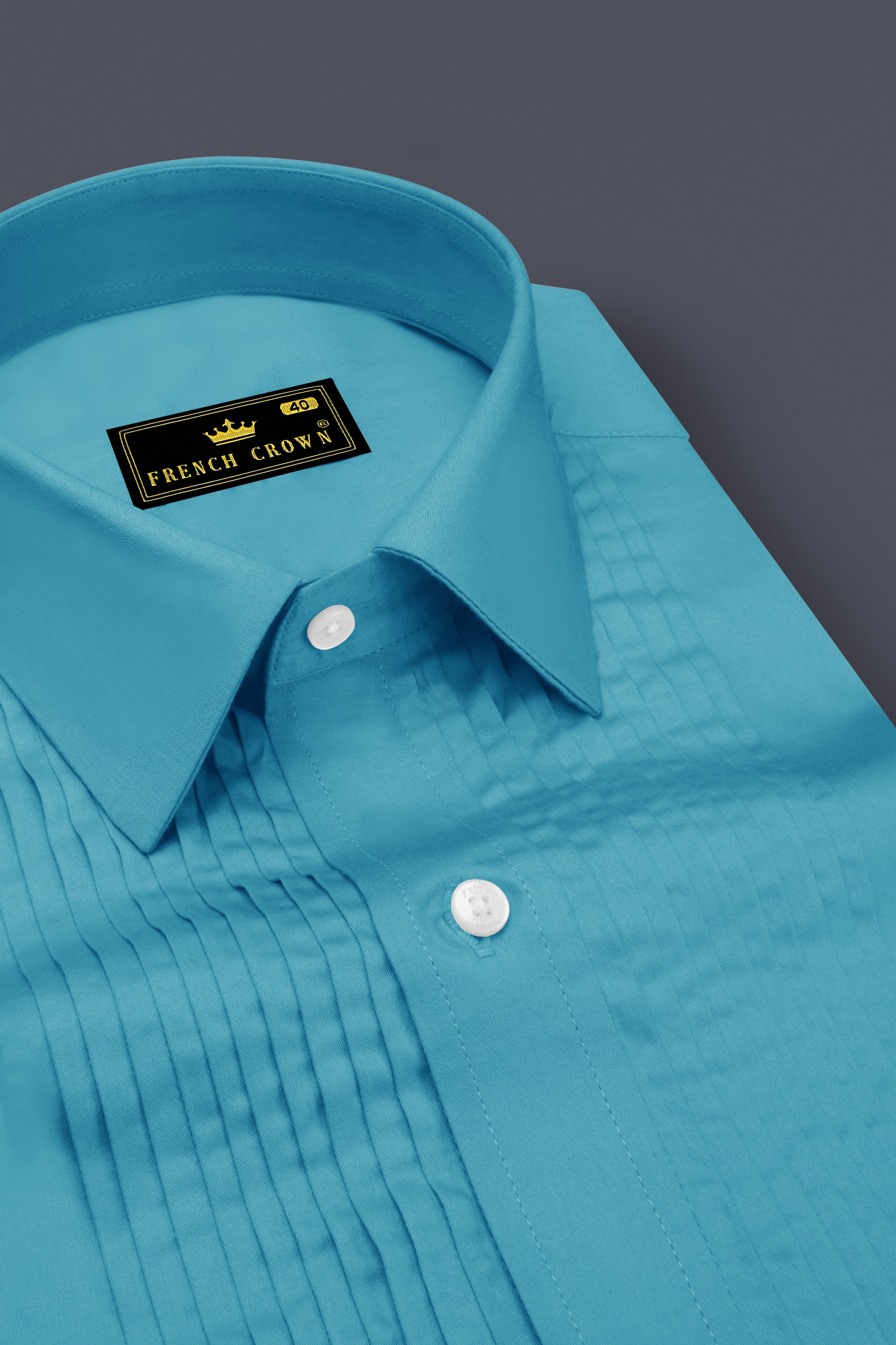 Orientor-Eastern Blue Subtle Sheen Super Soft Premium Cotton Tuxedo Dress Shirt 14409-TXD-38, 14409-TXD-H-38, 14409-TXD-39, 14409-TXD-H-39, 14409-TXD-40, 14409-TXD-H-40, 14409-TXD-42, 14409-TXD-H-42, 14409-TXD-44, 14409-TXD-H-44, 14409-TXD-46, 14409-TXD-H-46, 14409-TXD-48, 14409-TXD-H-48, 14409-TXD-50, 14409-TXD-H-50, 14409-TXD-52, 14409-TXD-H-52
