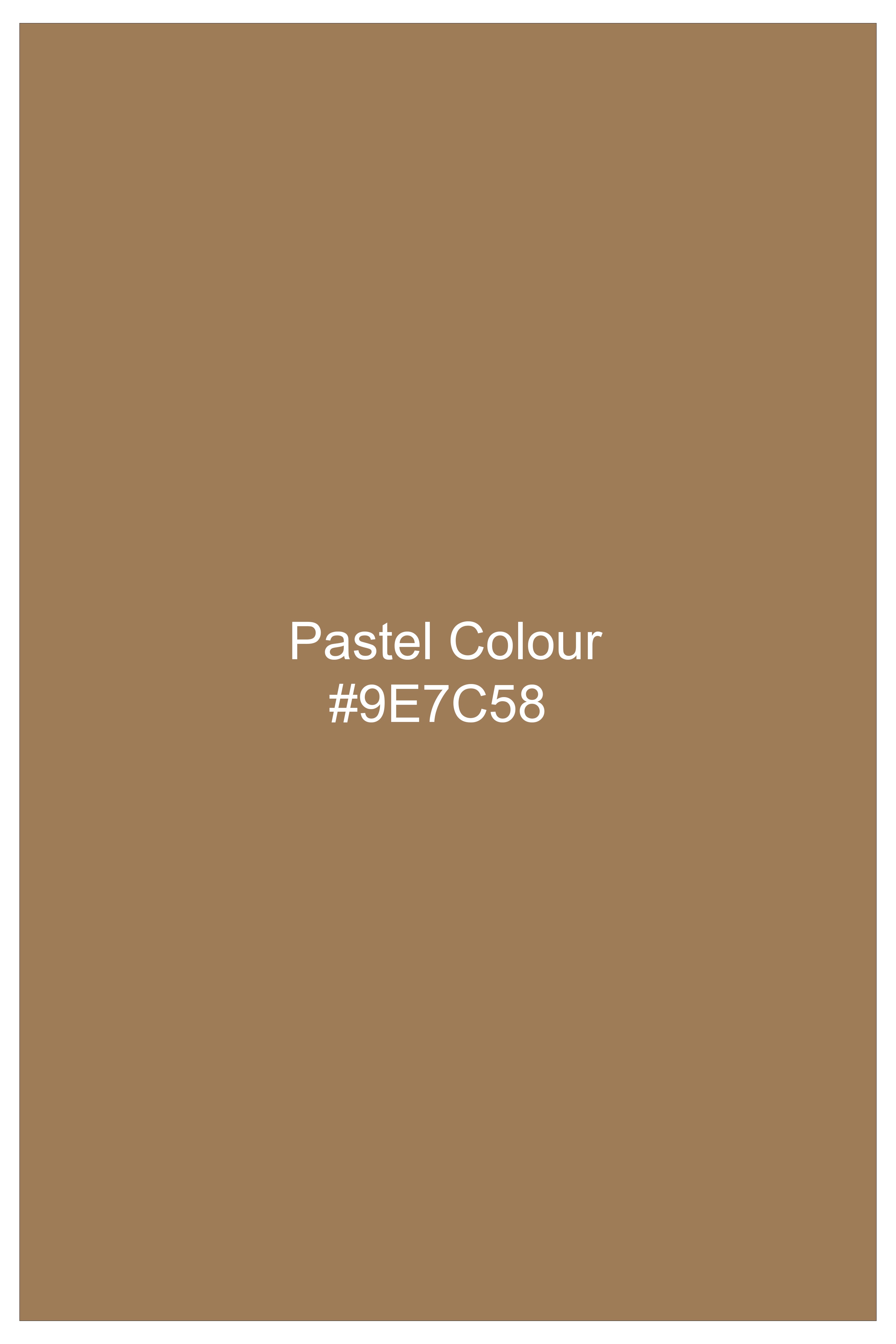 Toast-Pastel Brown Luxurious Linen Dress Shirt