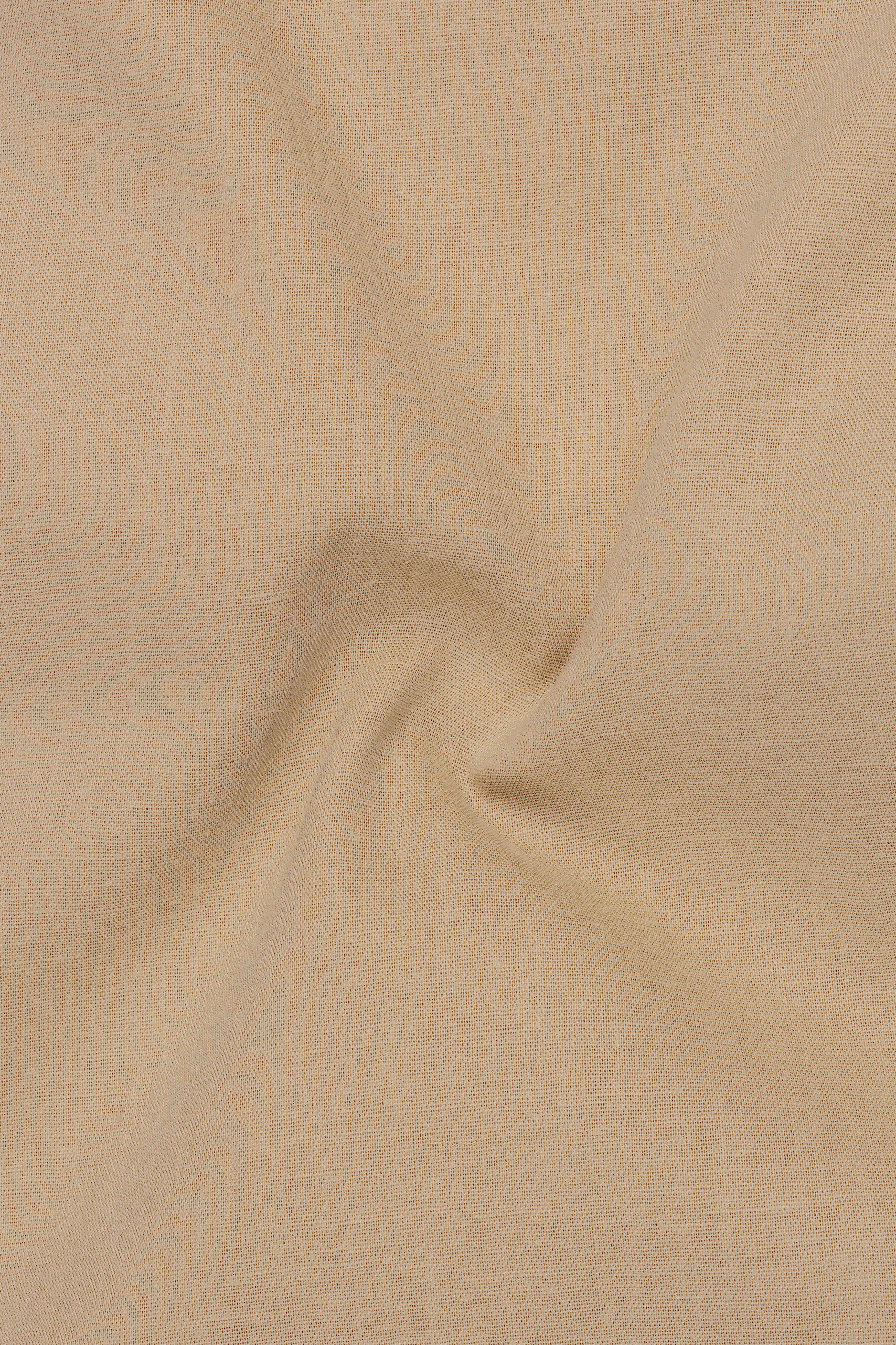Rustique-Mongoose Brown Luxurious Linen Casual Shirt