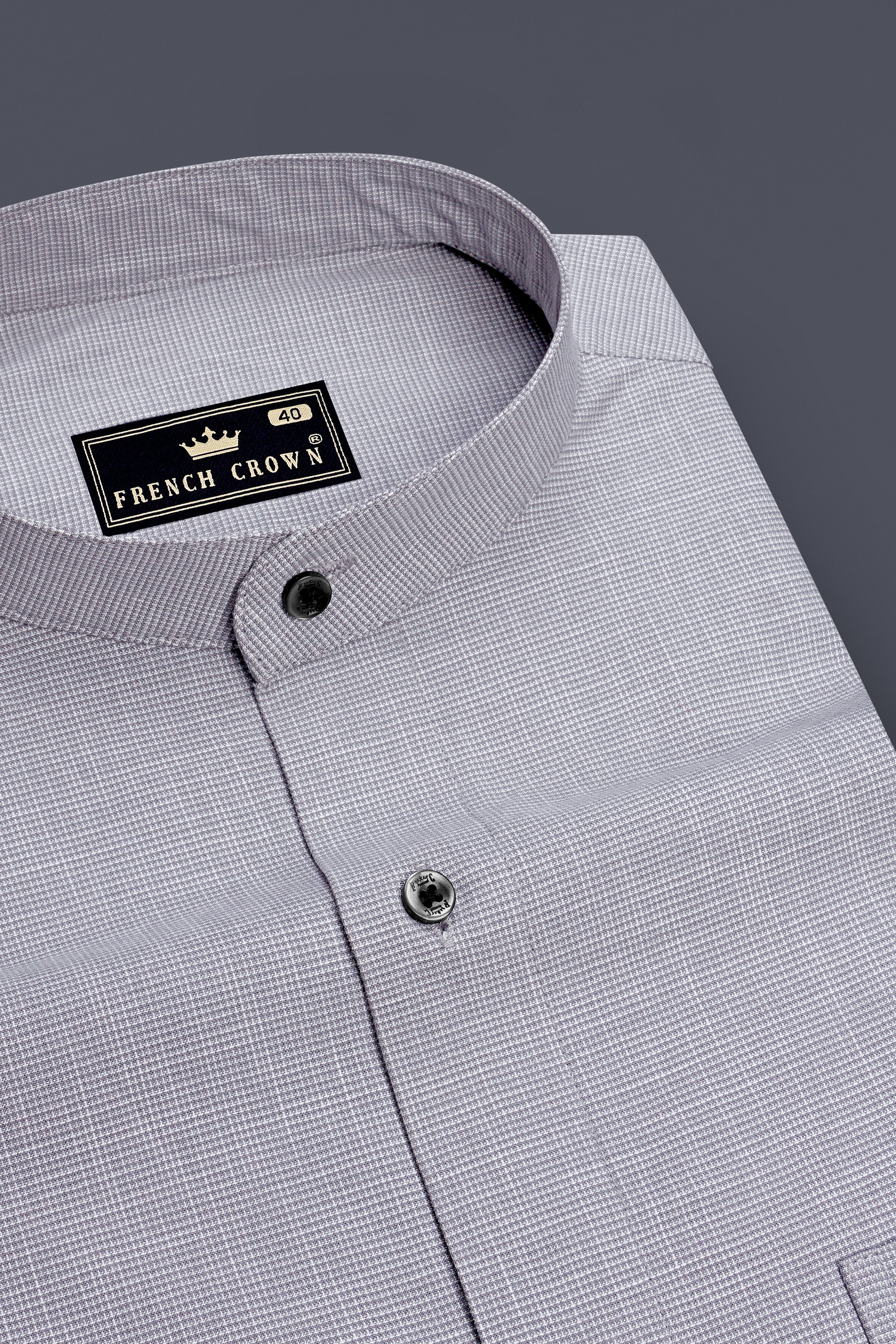 Buy Mandarin collar/banded collar shirts for men at the best