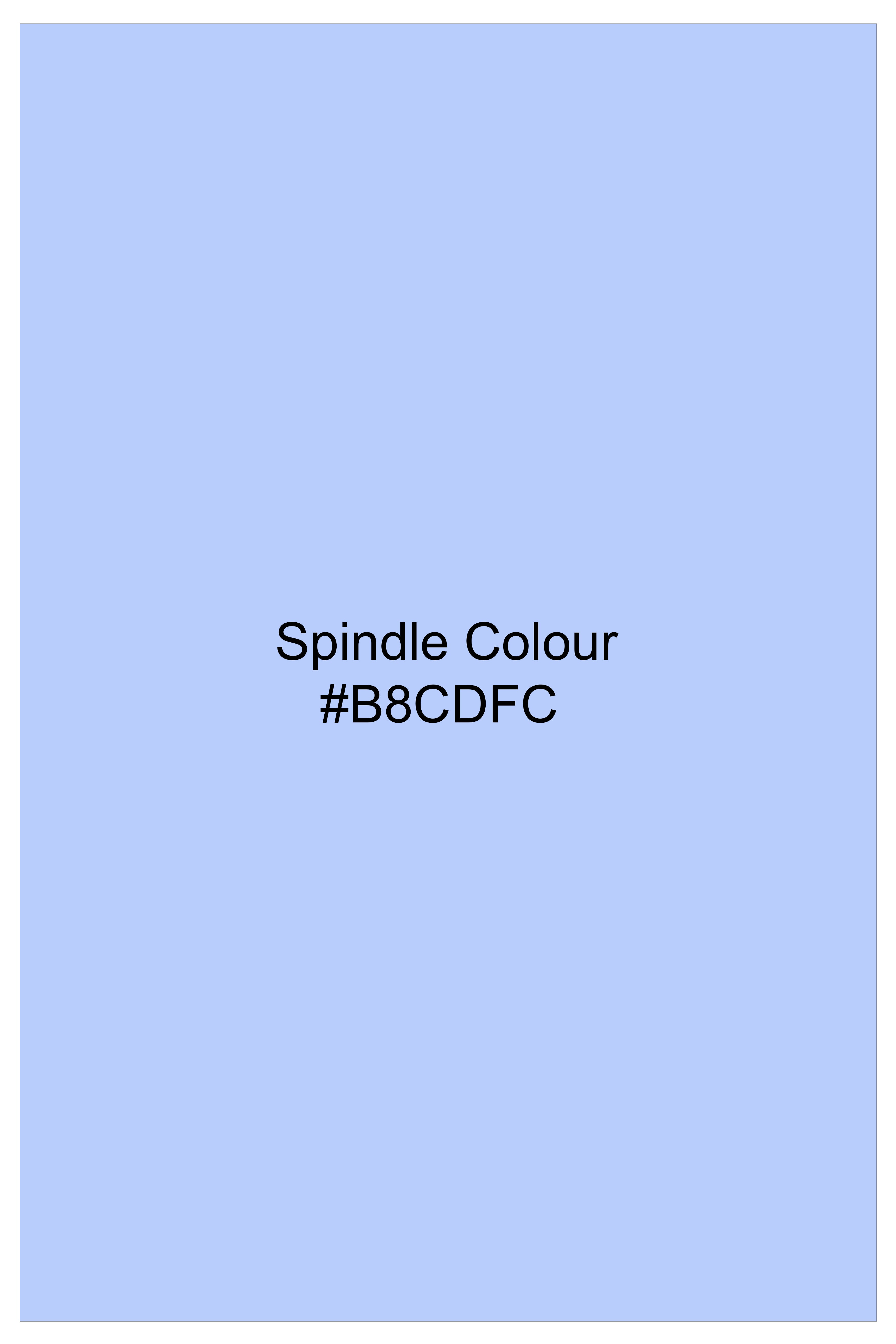 Aureon-Spindle Blue Light Weight Super Soft Premium Cotton Semi Formal Shirt