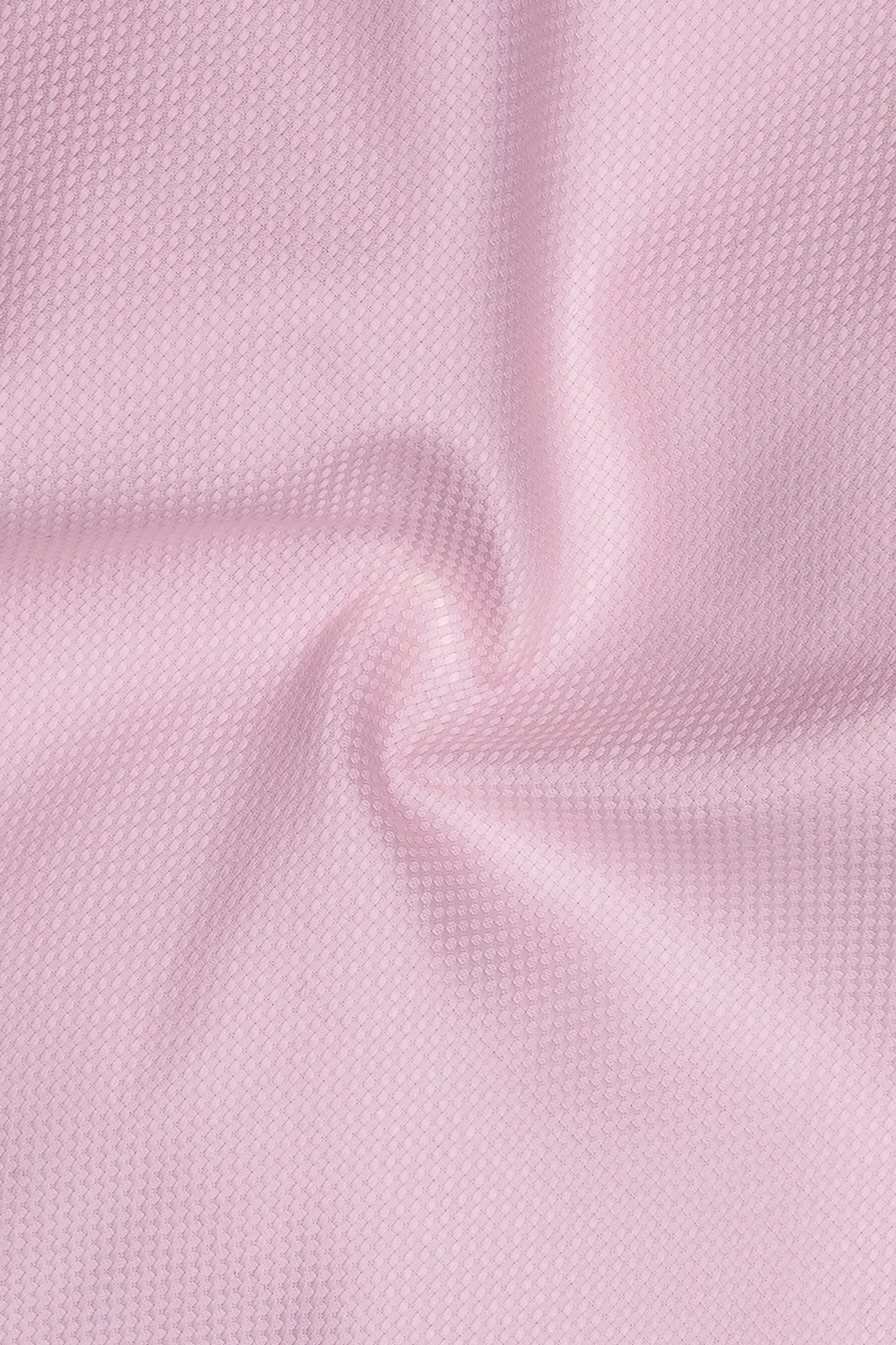 Velour-Melanie Pink Dobby Textured Premium Giza Cotton Dress Shirt