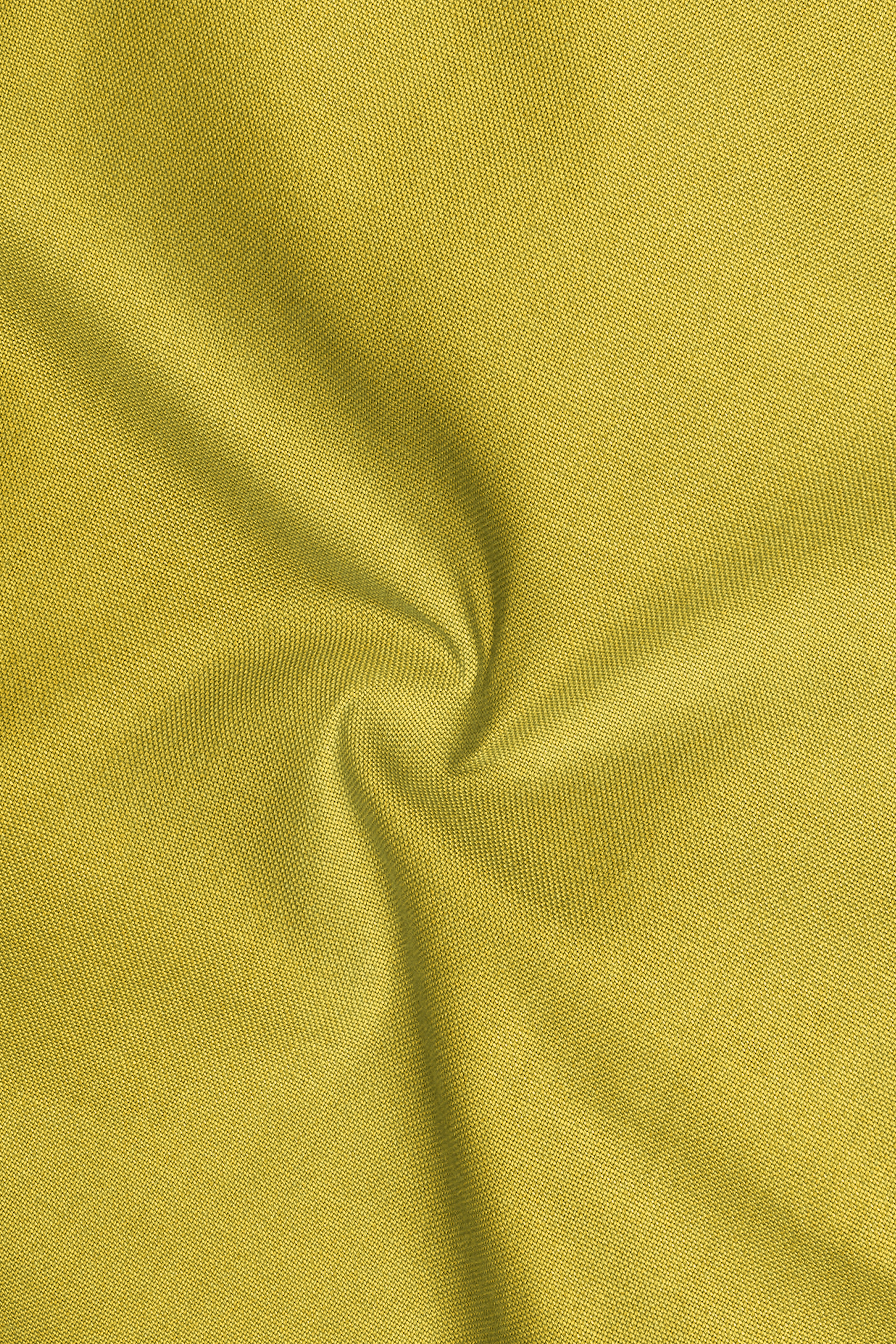 Auron-Mustard Yellow Oxford Premium Cotton Dress Button Down Shirt