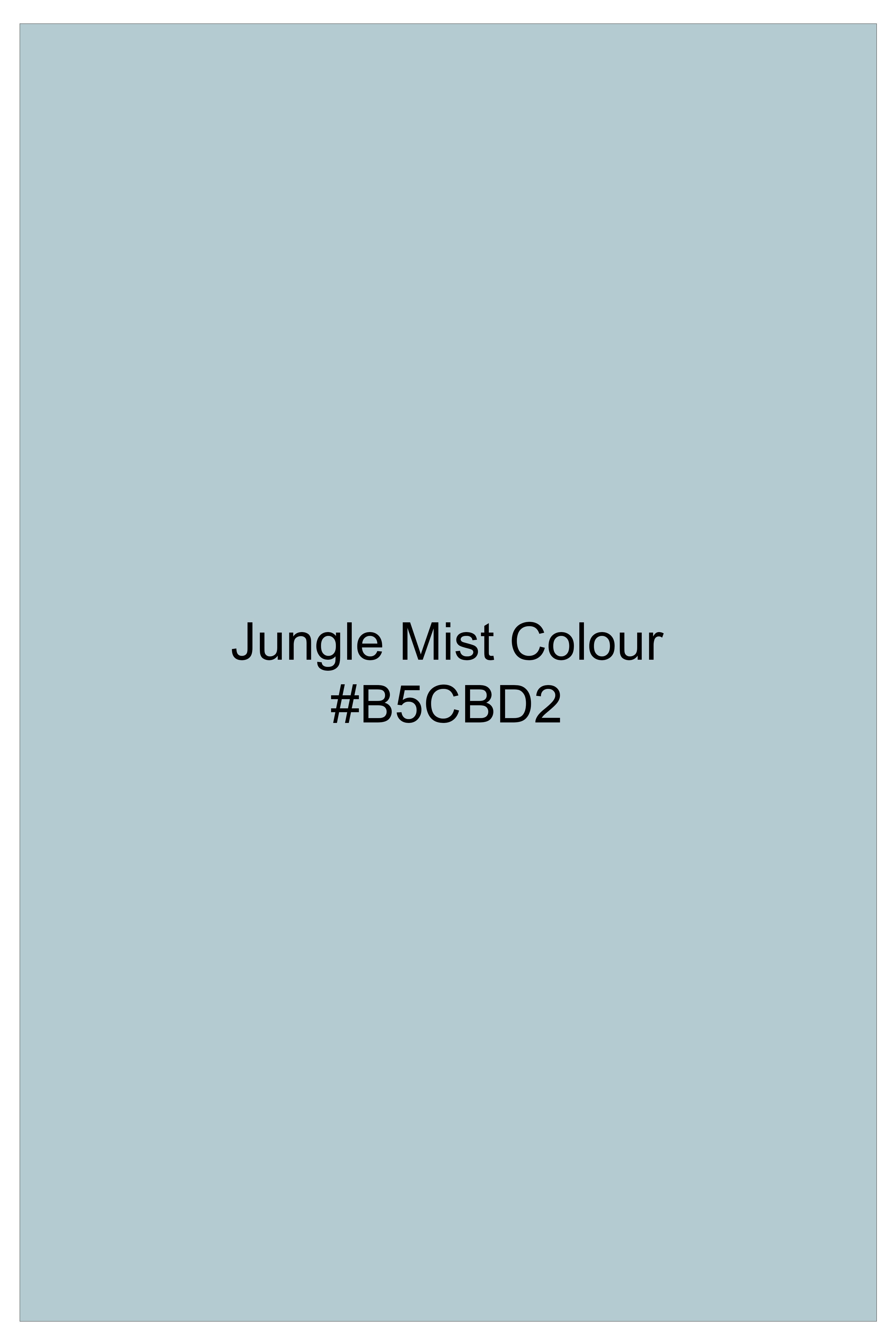 Verdel-Jungle Mist Green Oxford Premium Cotton Dress Cut Away Shirt