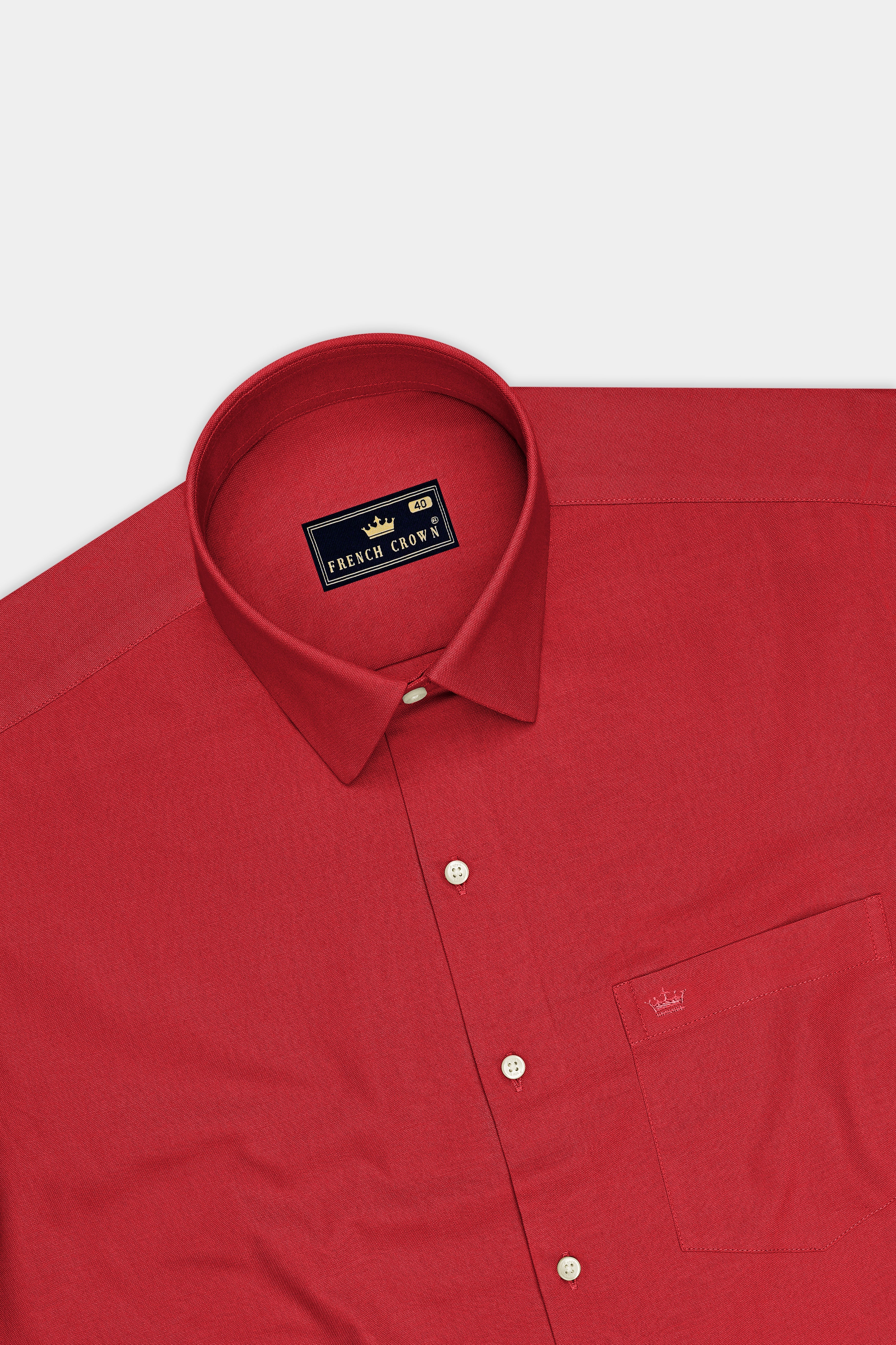 Sorin-Persian Red Oxford Premium Cotton Dress Shirt