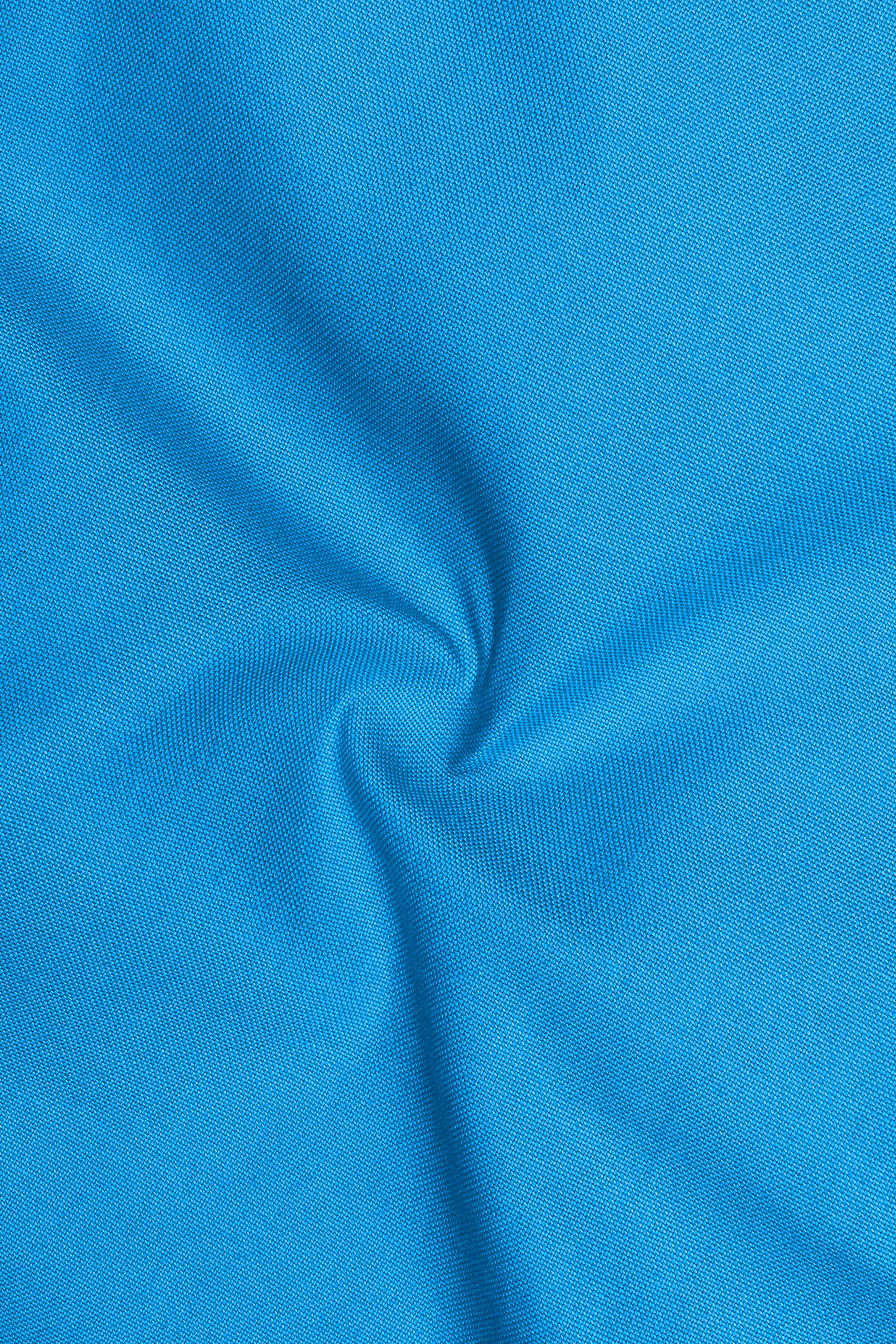Maris-Azure Blue Oxford Premium Cotton Dress Button Down Shirt