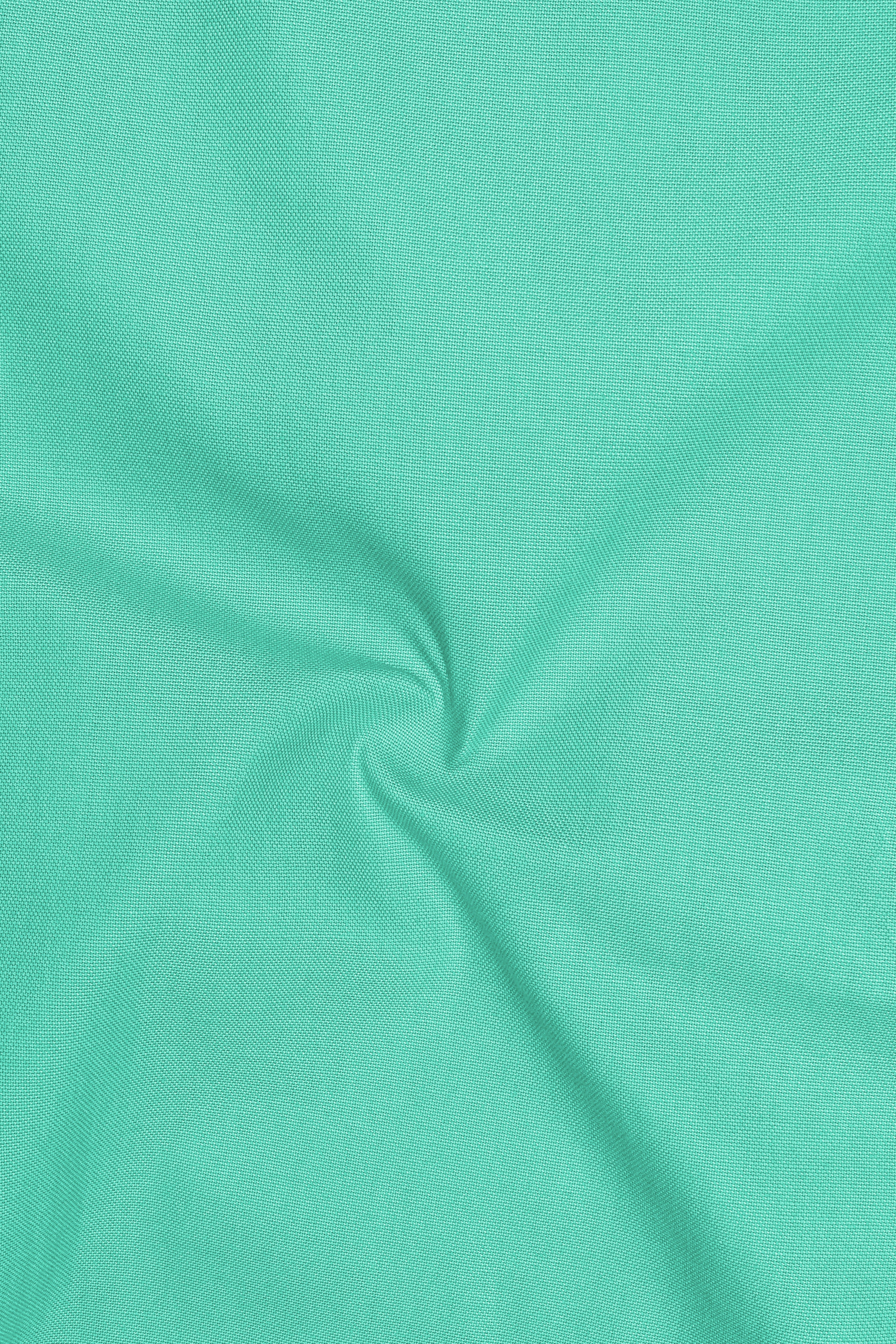 Olvian-Bermude Green Oxford Premium Cotton Dress Cut Away Shirt
