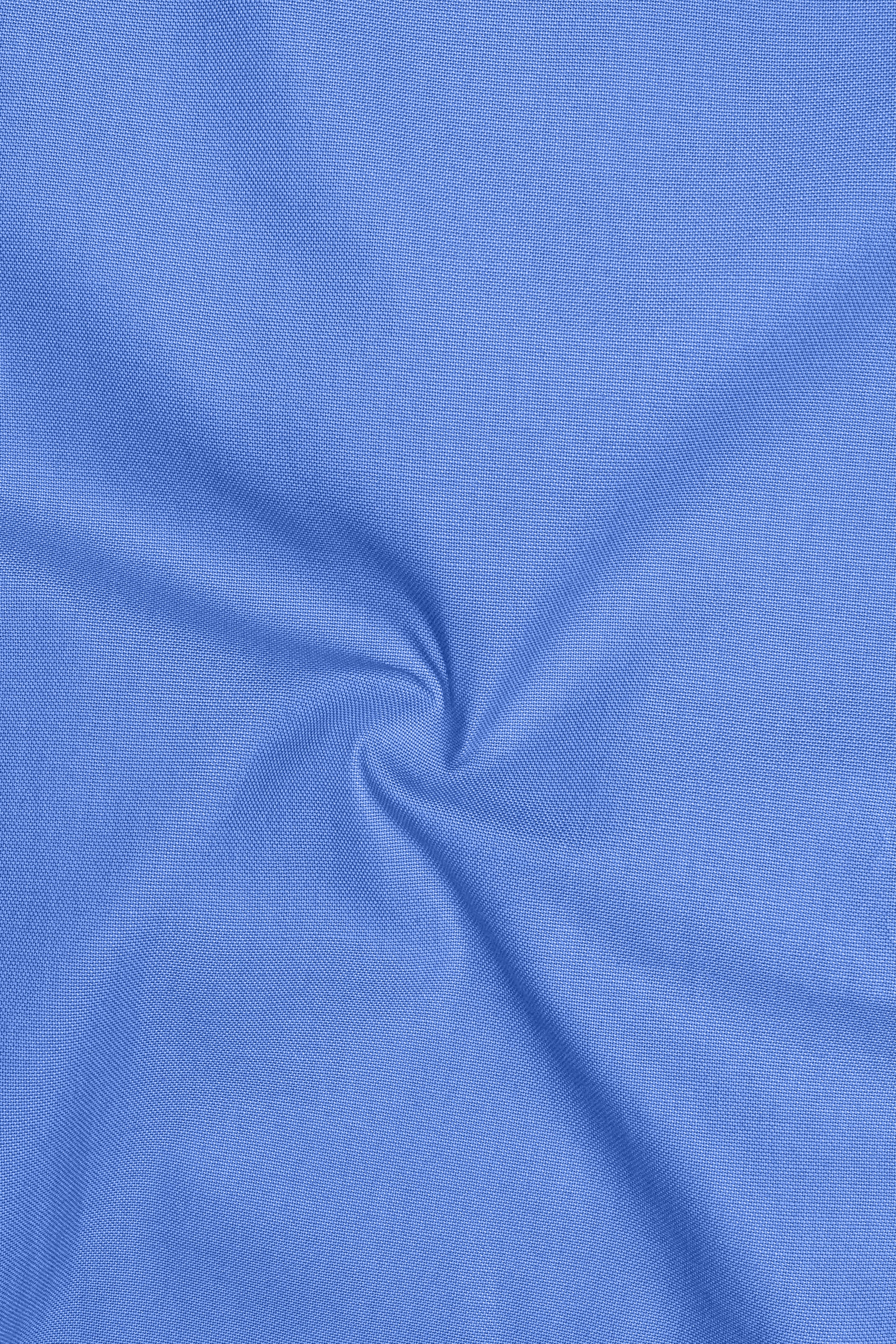 Ciel-Cornflower Blue Oxford Premium Cotton Dress Cut Away Shirt