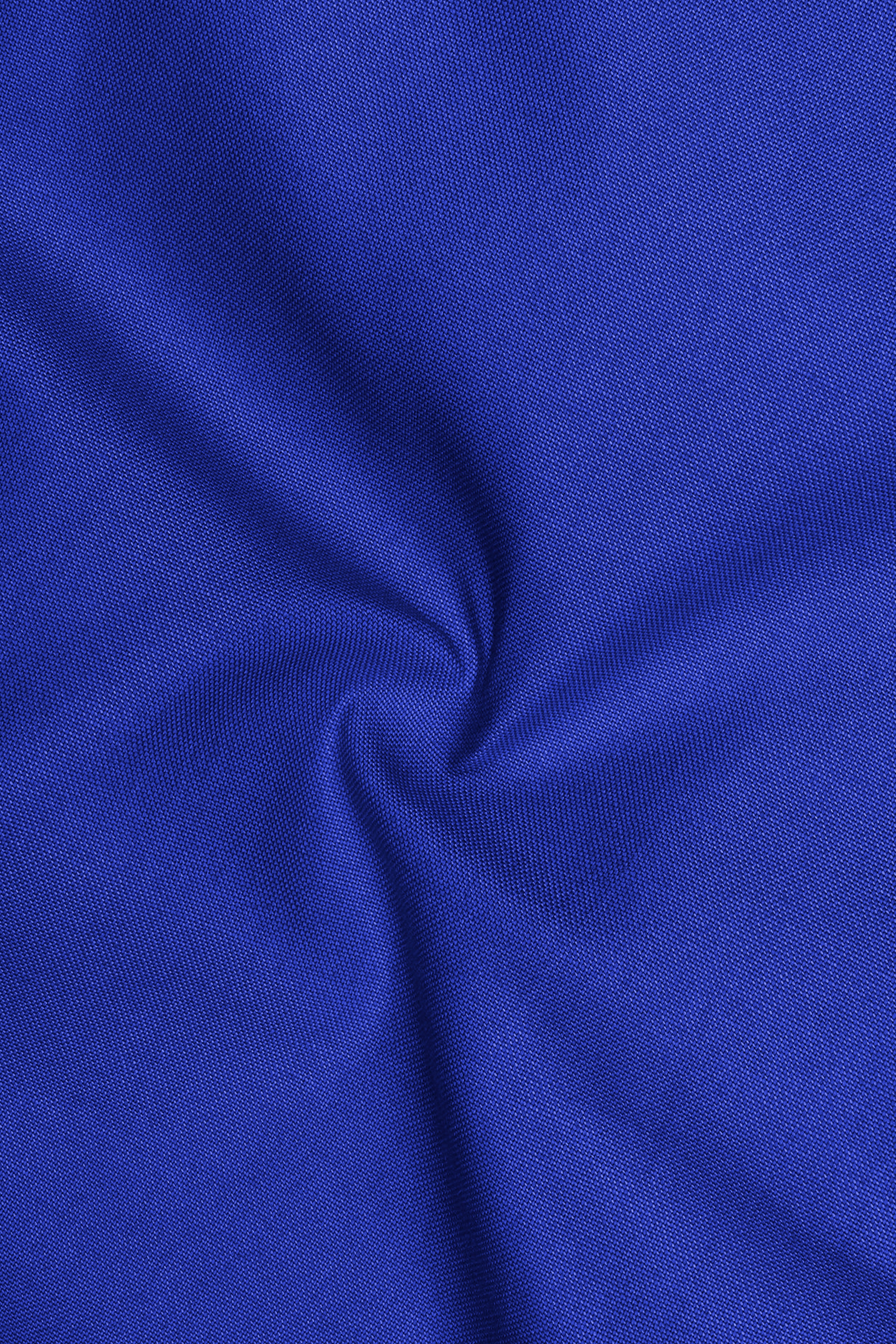 Azuro-Indigo Blue Oxford Premium Cotton Dress Button Down Shirt