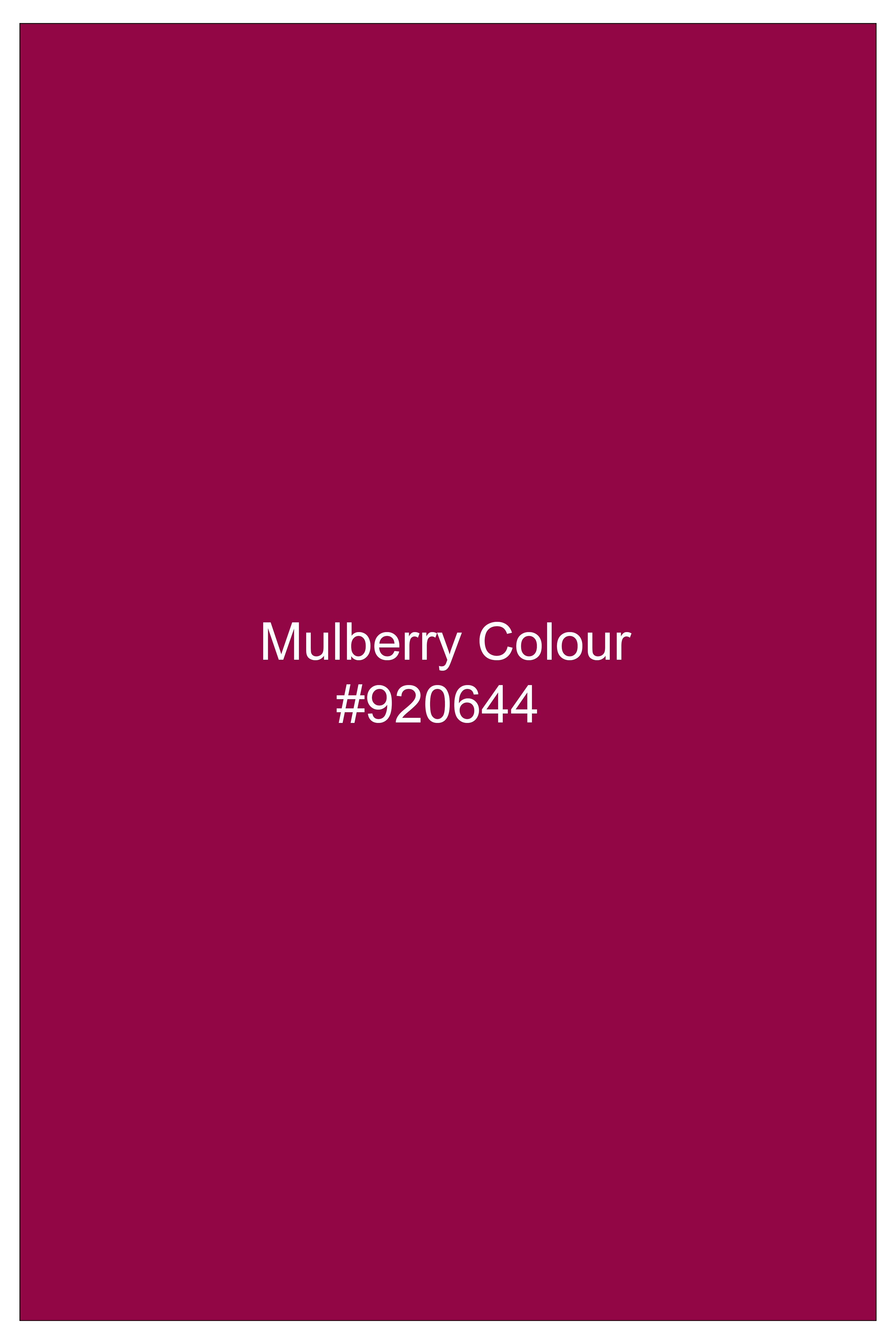 Roselle-Mulberry Pink Oxford Premium Cotton Dress Shirt