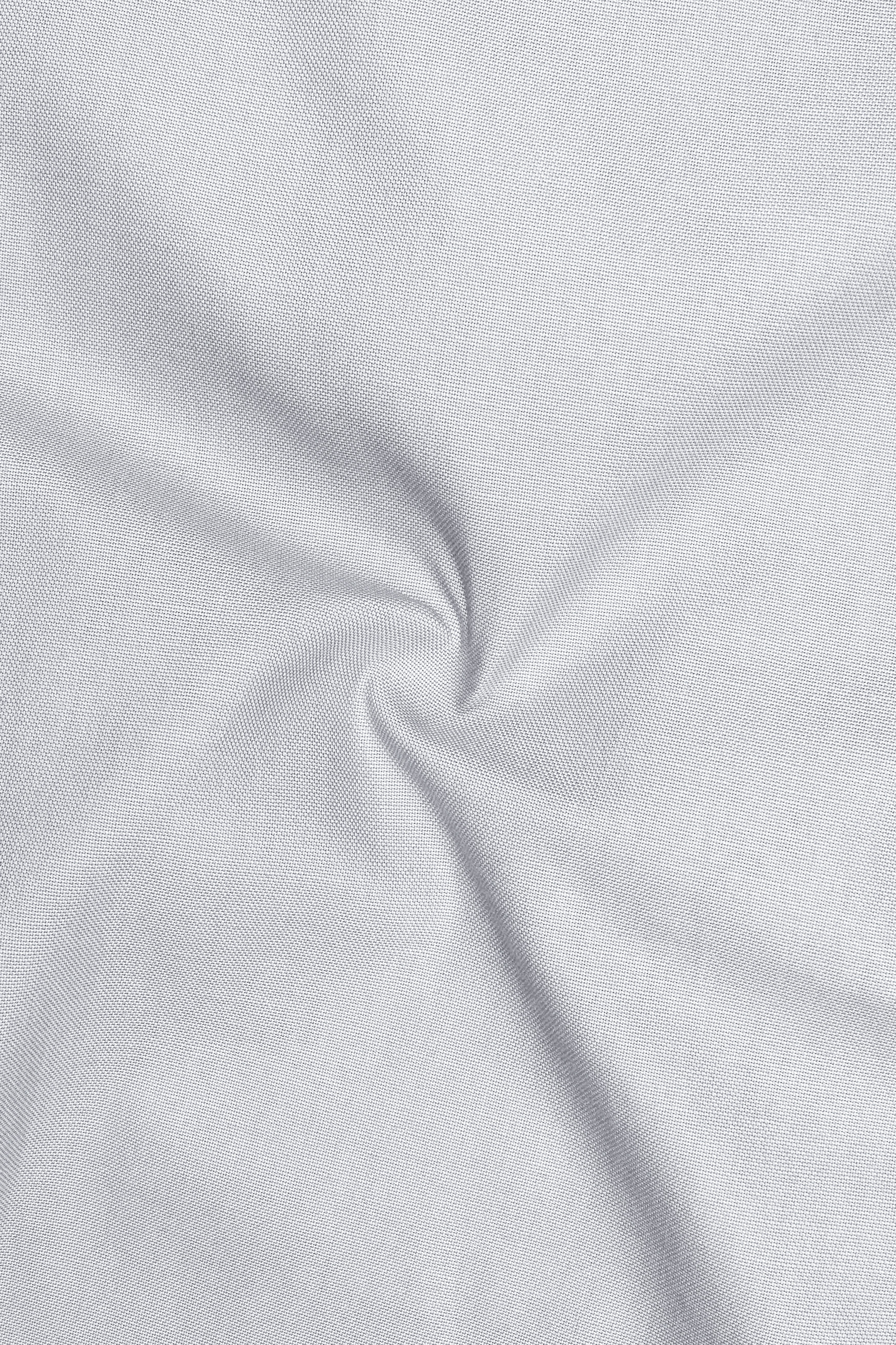 Nimbus-Gainsboro Gray Oxford Premium Cotton Dress Shirt