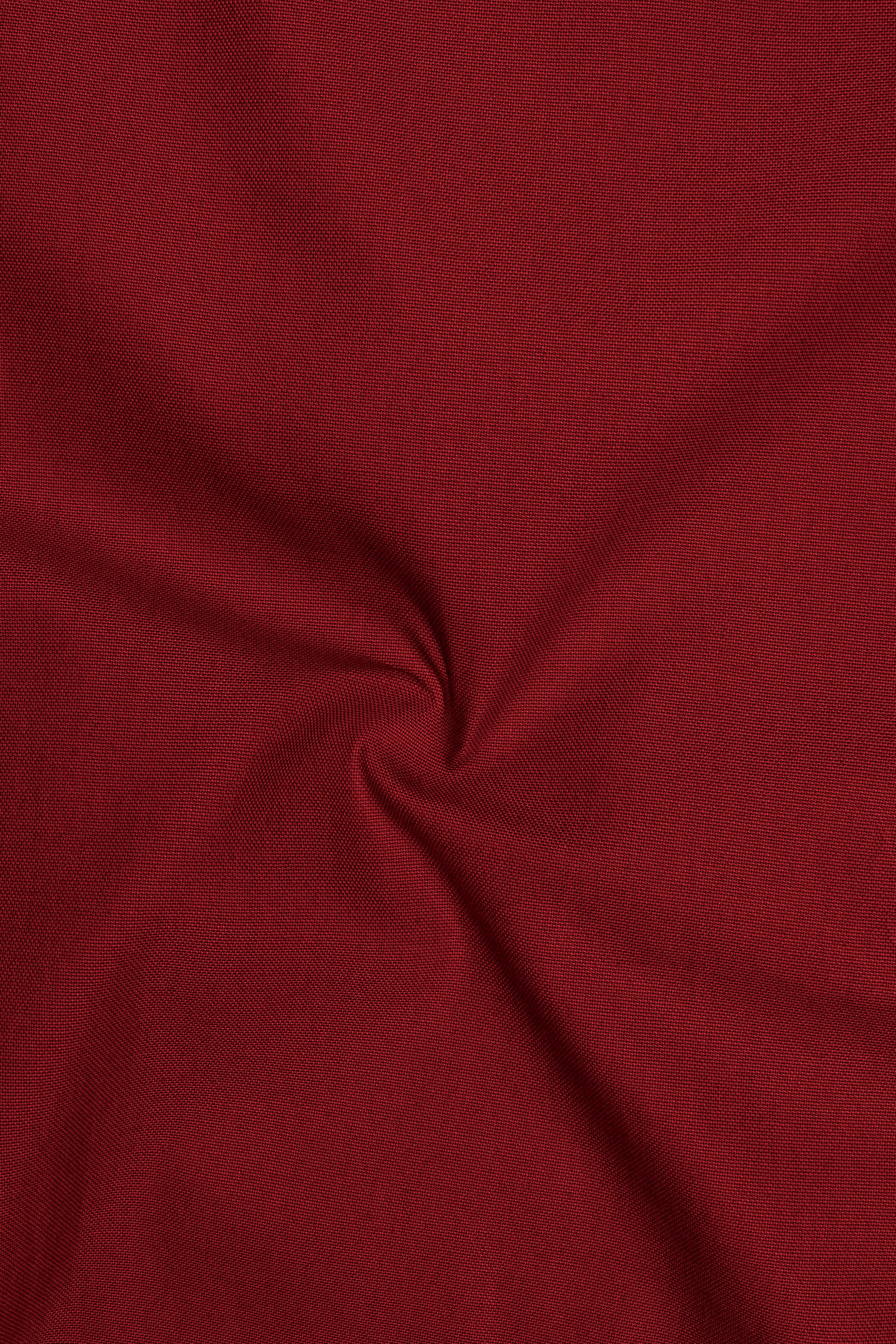 Rouge-Persian Plum Red Oxford Premium Cotton Dress Cut Away Shirt