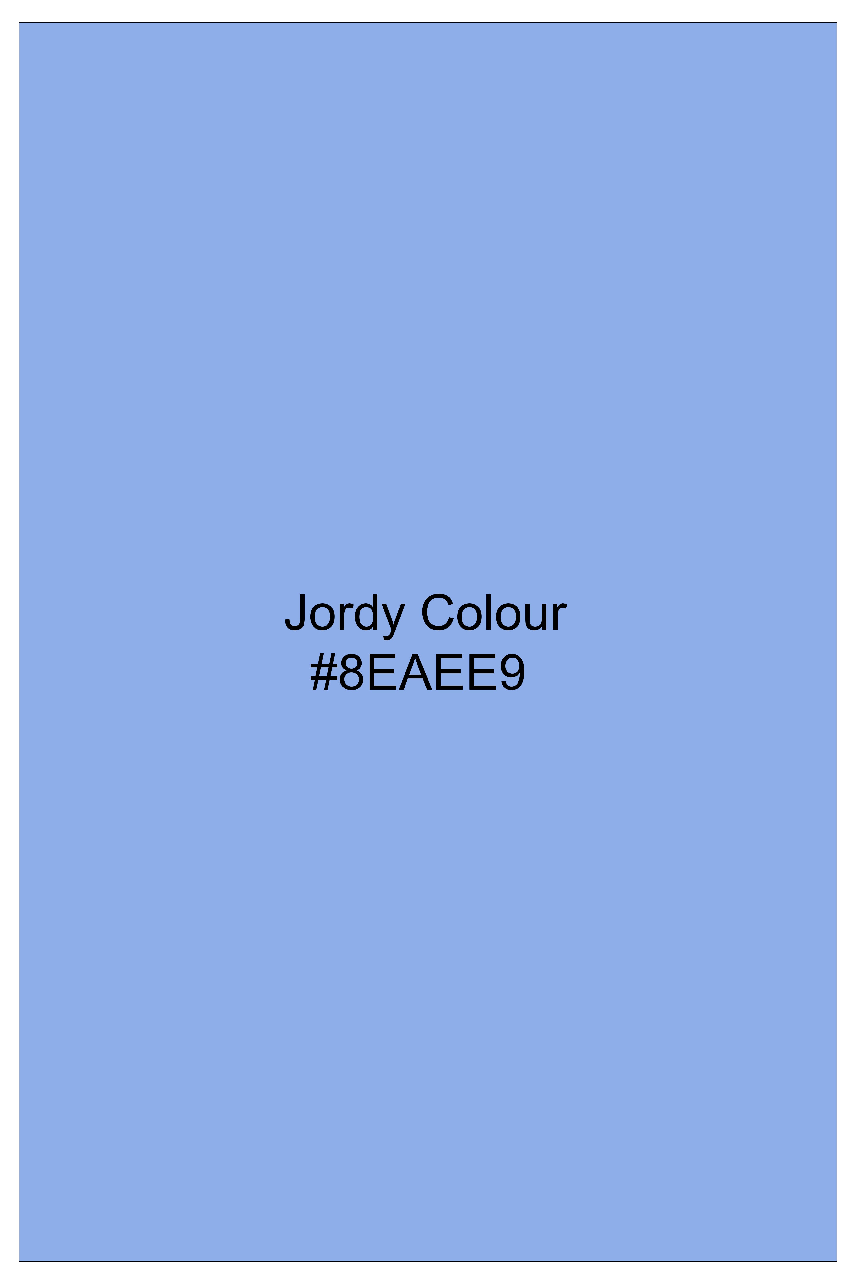 Verto-Jordy Blue Oxford Premium Cotton Dress Shirt