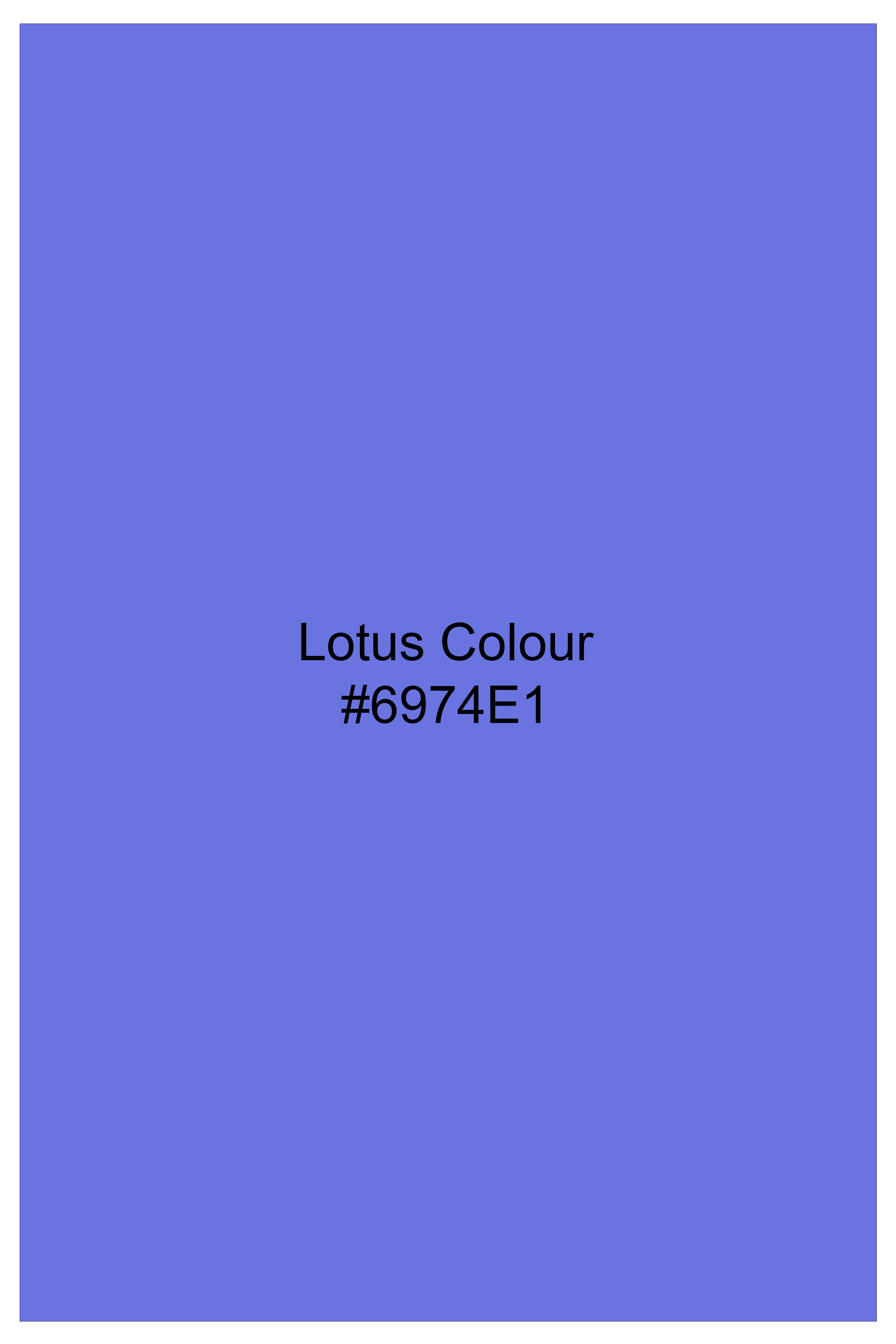 Drift-Lotus Blue Textured Chambray Premium Cotton Casual Shirt