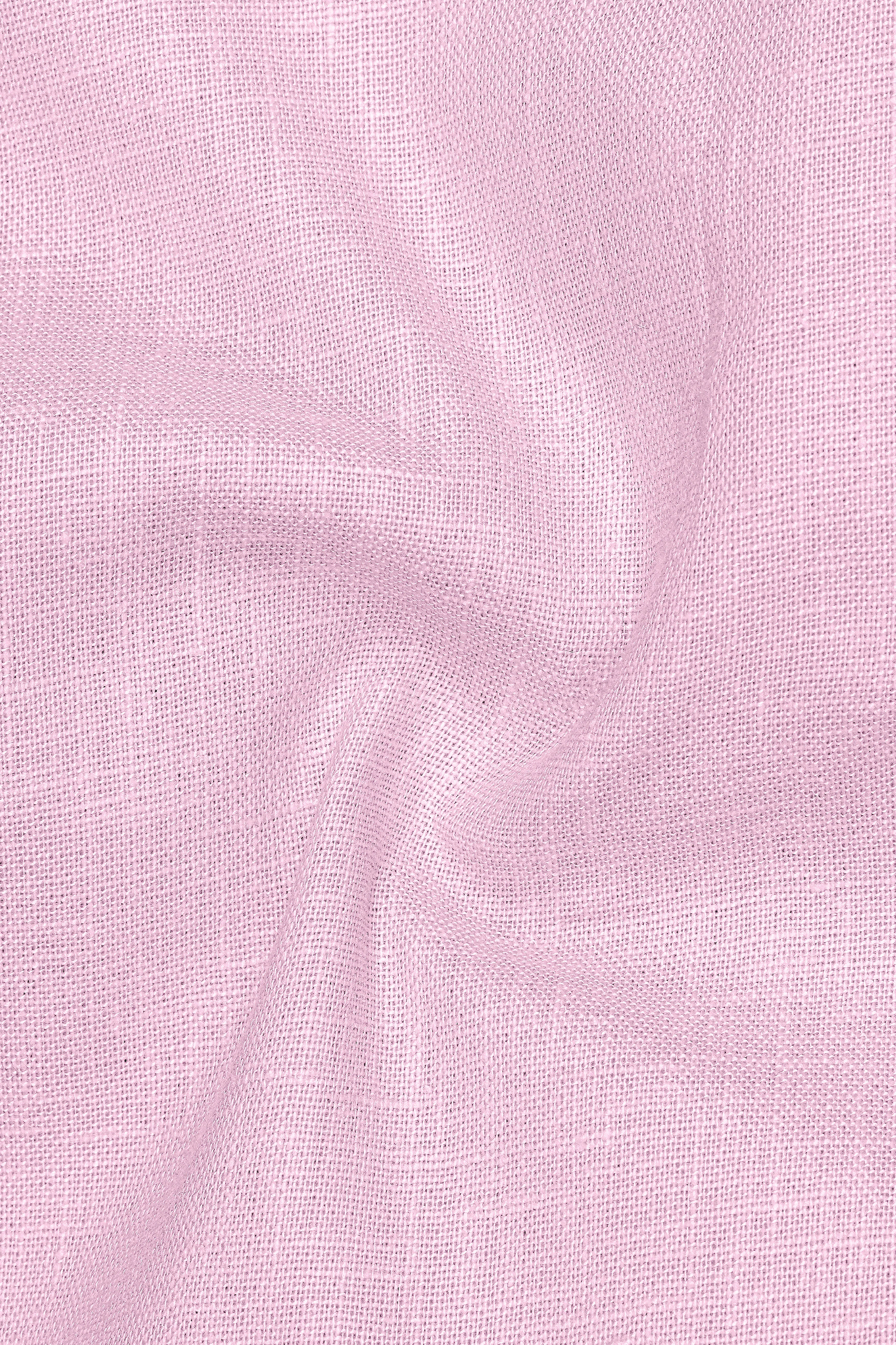 Maison-Classic Rose Pink Luxurious Linen Dress Shirt