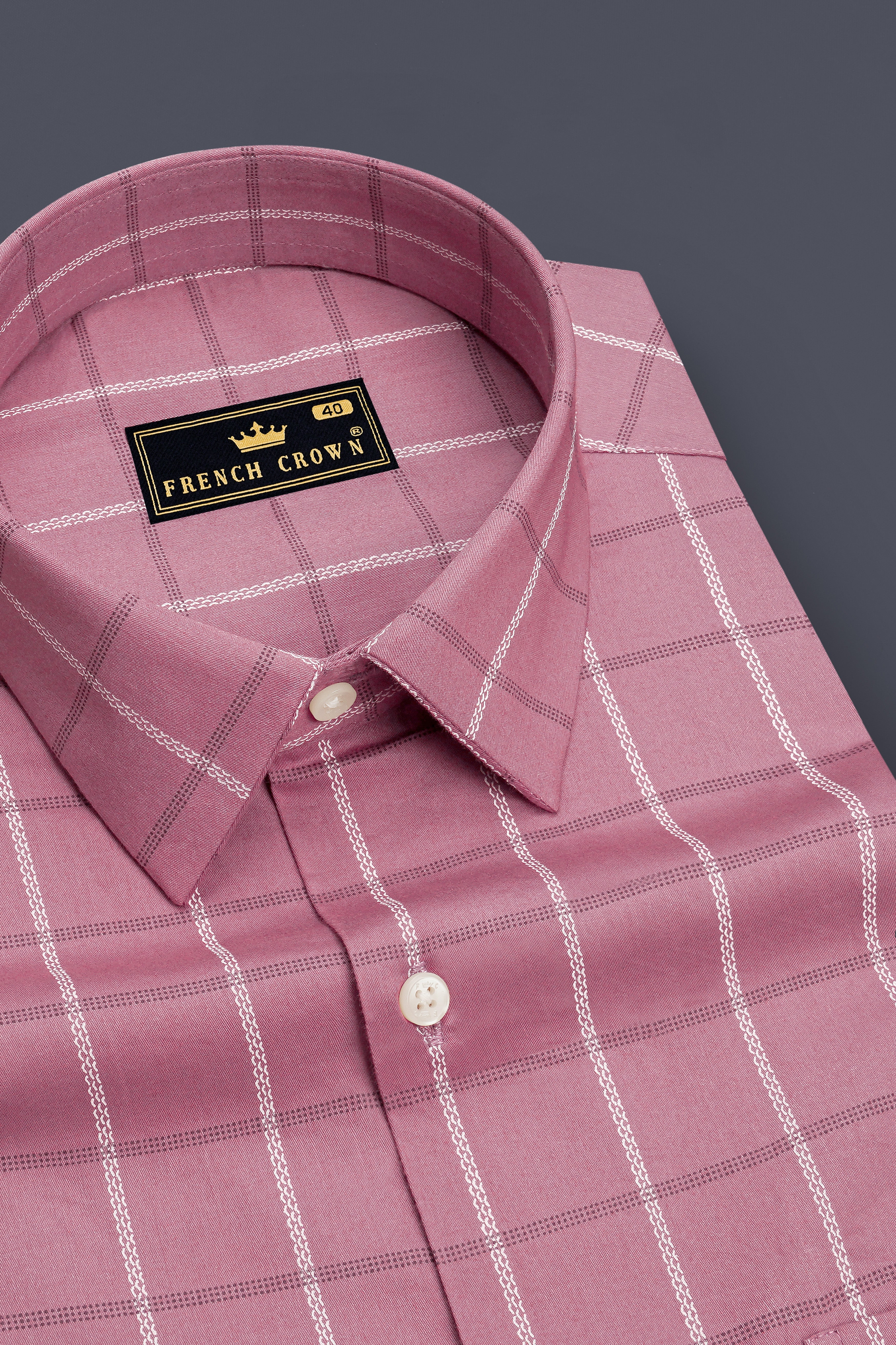 Everglade Greenish Blue Casual Checks-Plaid Premium Cotton Button