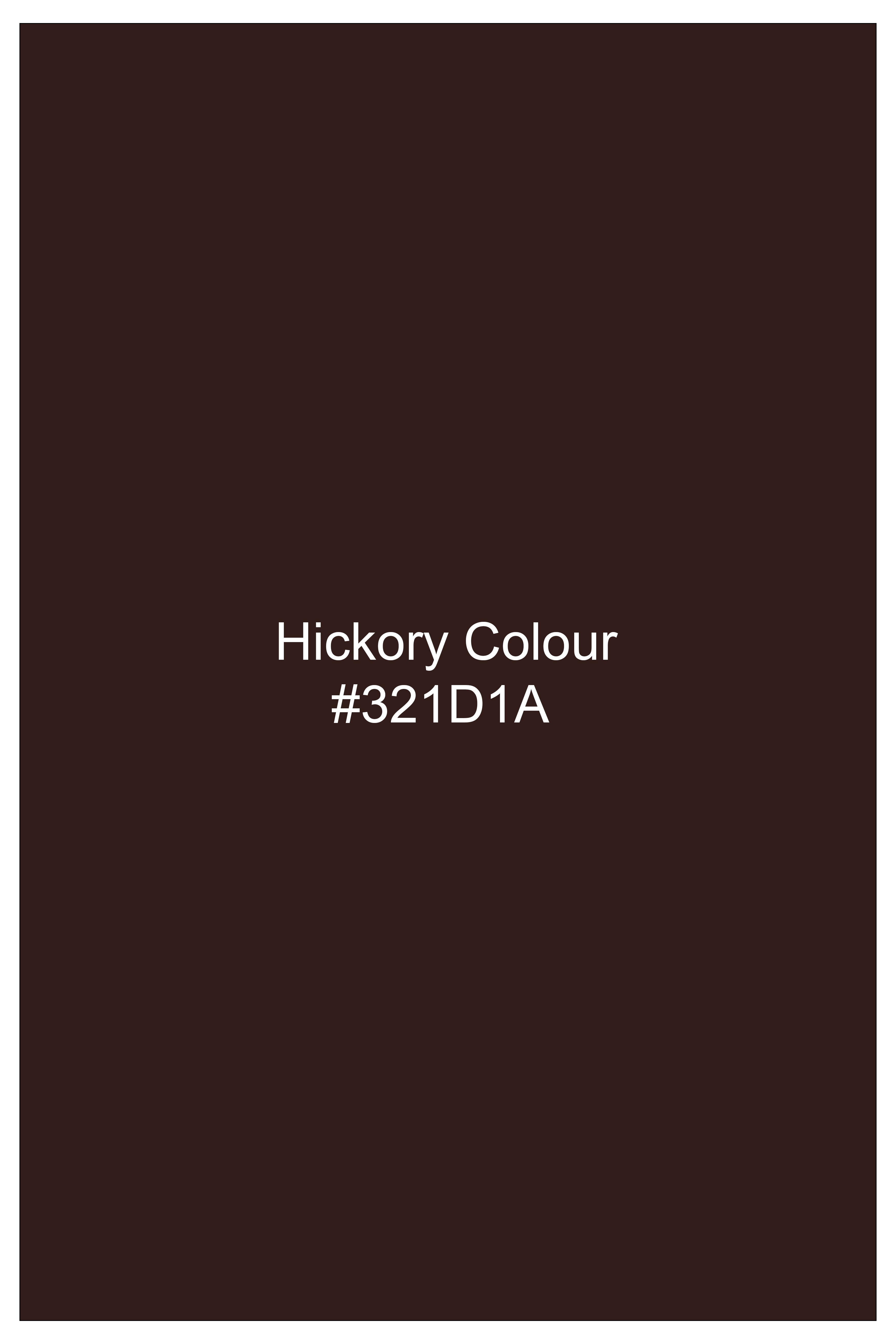 Heritage-Hickory Brown Windowpane Subtle Sheen Soft Premium Cotton Dress Shirt