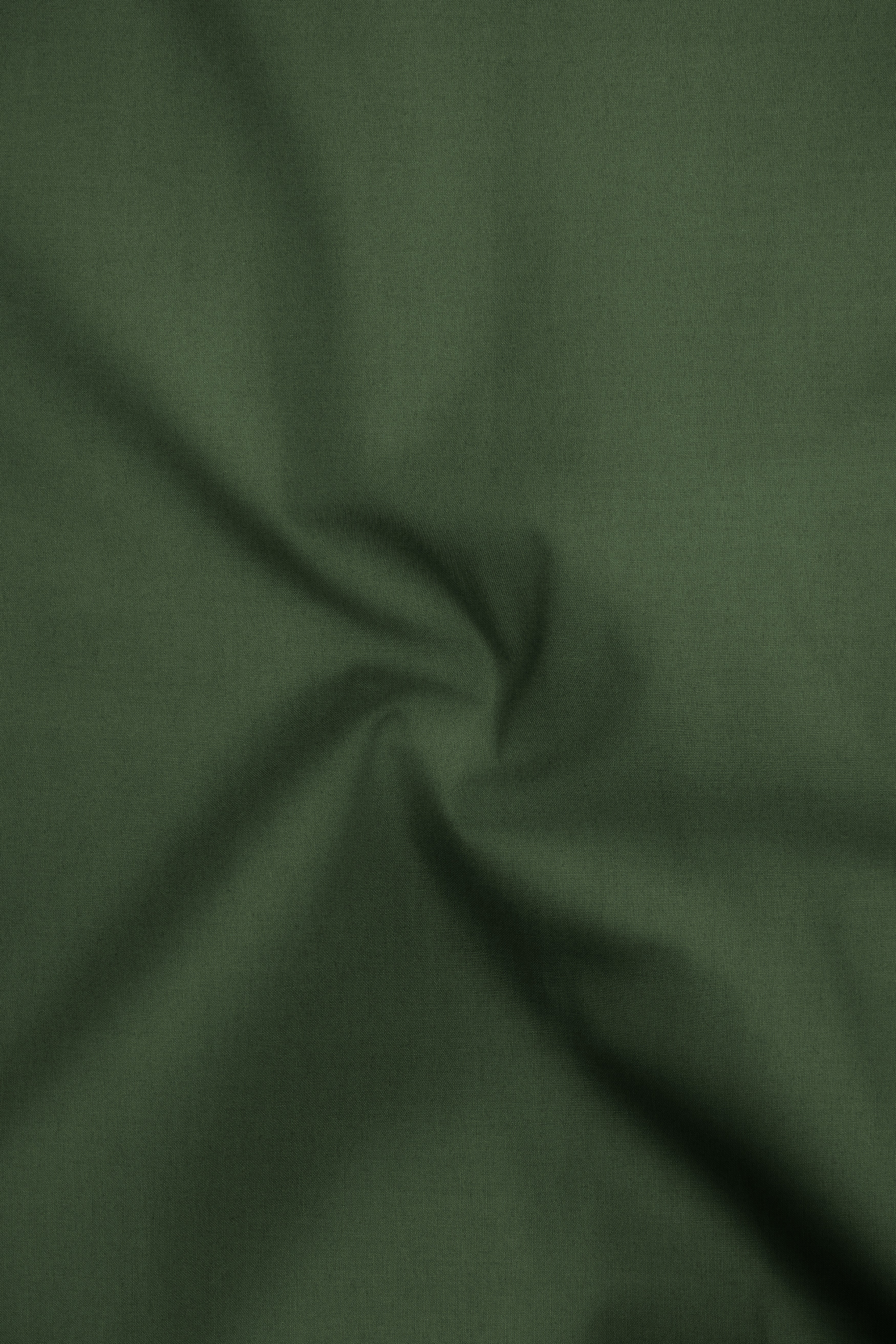 Olivine-Rifle Green Premium Giza Cotton Cut Away Collar Dress Shirt