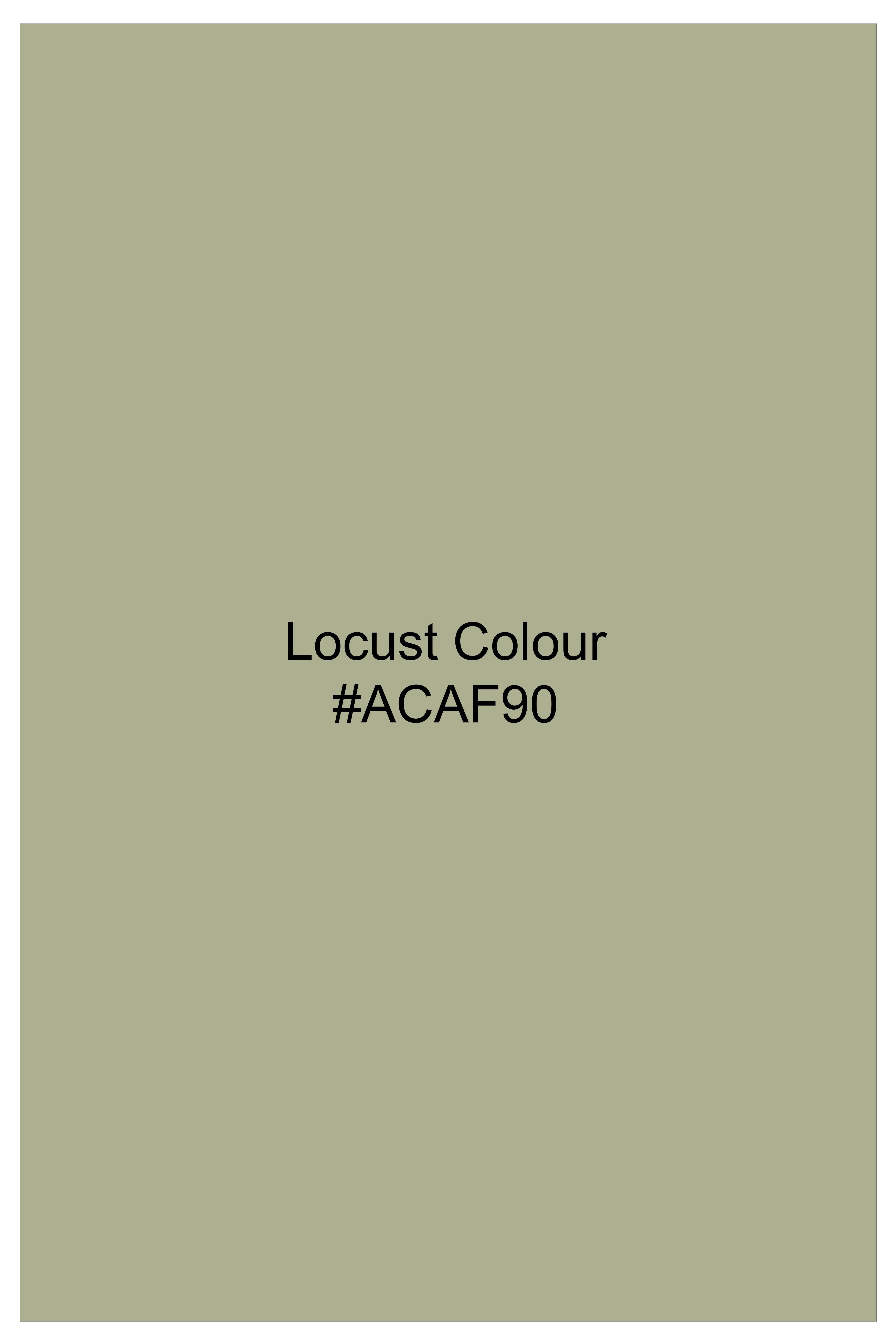 Verdure-Locust Green Premium Giza Cotton Tuxedo Dress Shirt