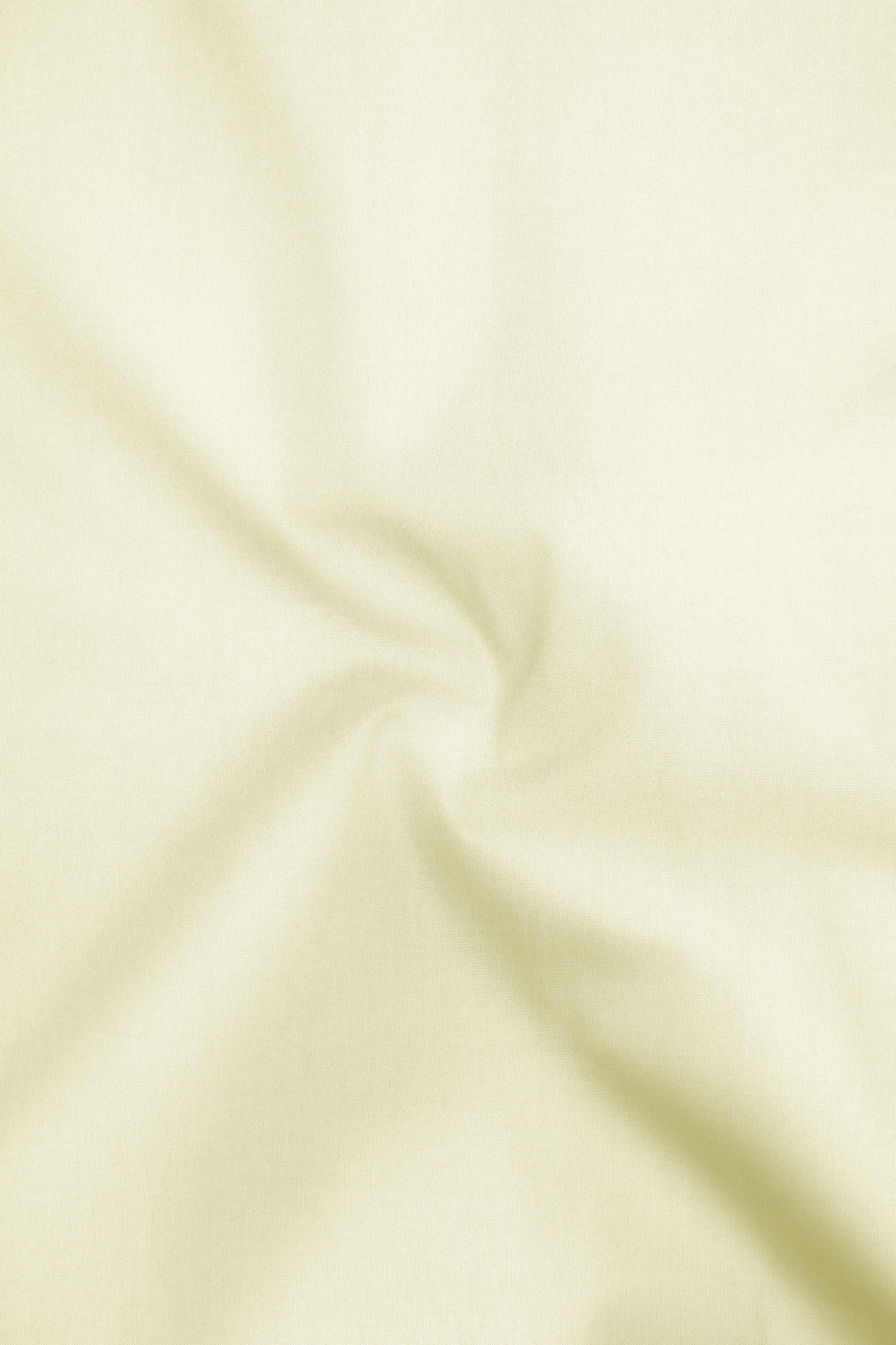 Lustre-Champagne Cream Premium Giza Cotton Mandarin Casual Shirt