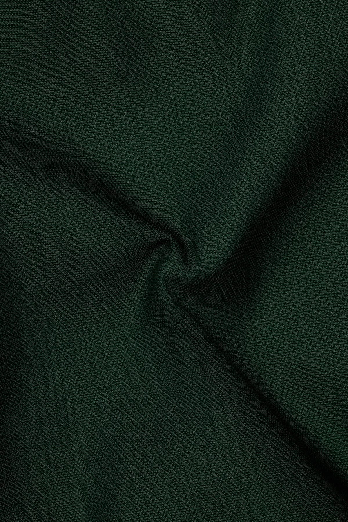 Sylvan-Pine Green Dobby Textured Premium Giza Cotton Dress Shirt