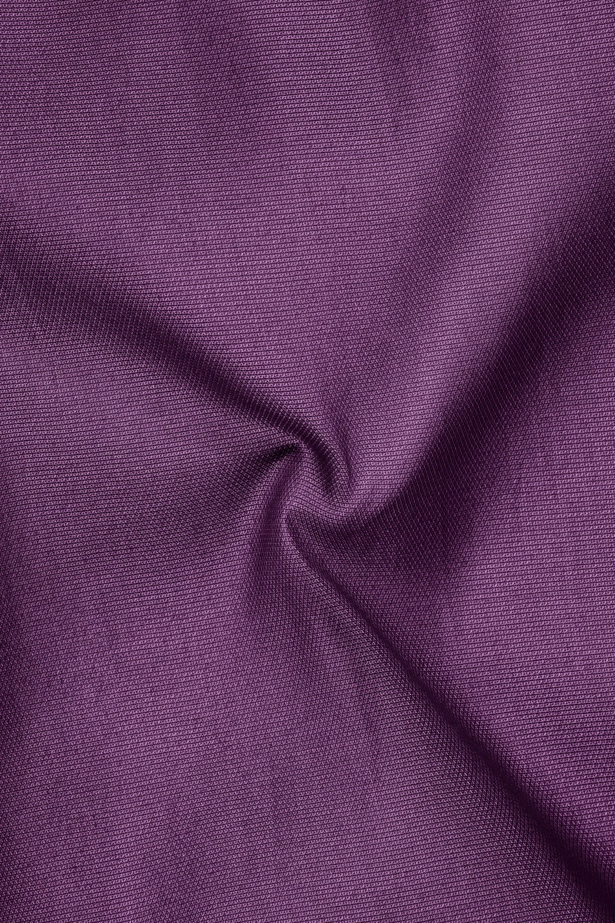 Velmora-Dull Purple Dobby Textured Premium Giza Cotton Dress Shirt